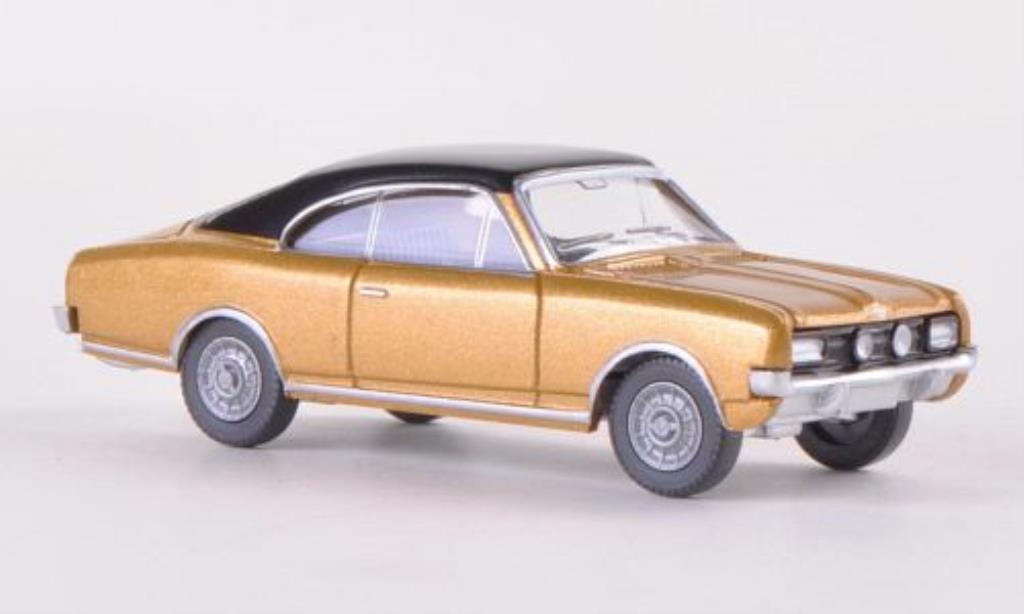 Opel Commodore A 1/87 Wiking A Coupe gold/zwart modelauto