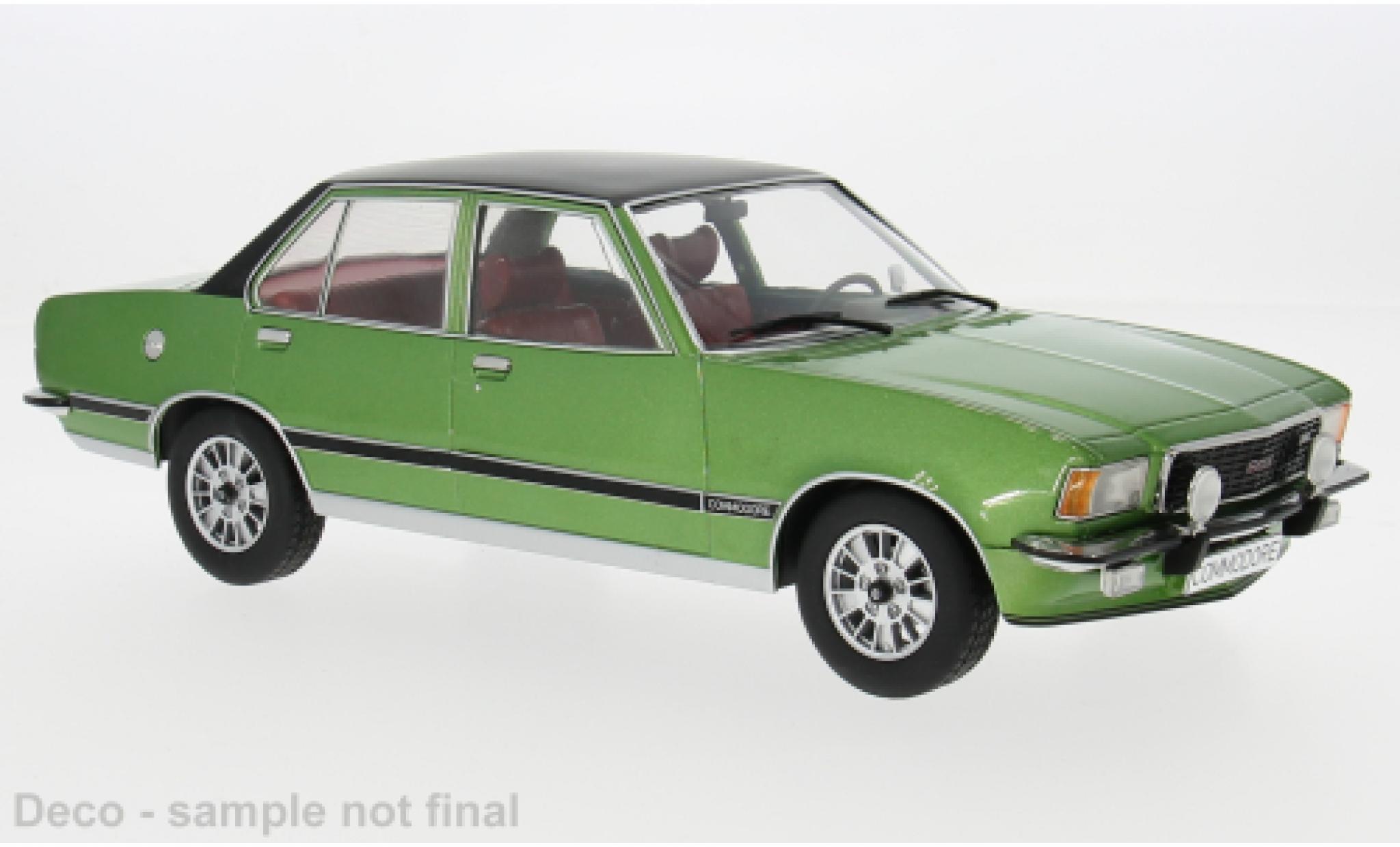 Opel Commodore 1/18 MCG B groen 1972 1:18 modelauto