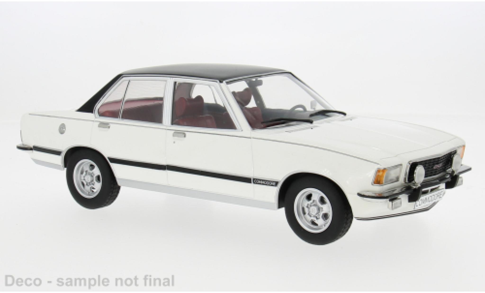 Opel Commodore 1/18 MCG B wit 1972 1:18 modelauto