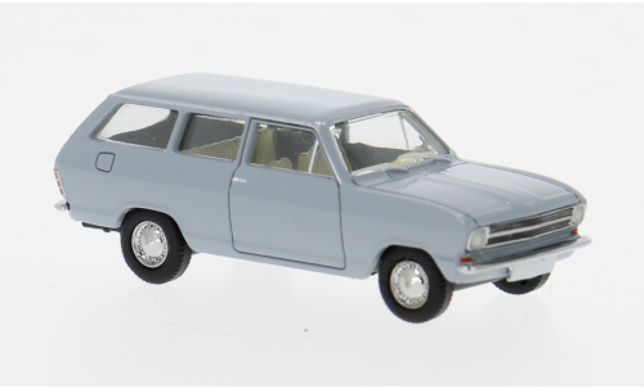 Opel Kadett 1/87 Brekina B Caravan grijs 1965 1:87 modelauto