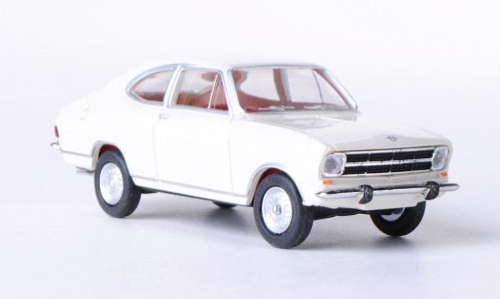 Opel Kadett B 1/87 Herpa B Coupe wit modelauto