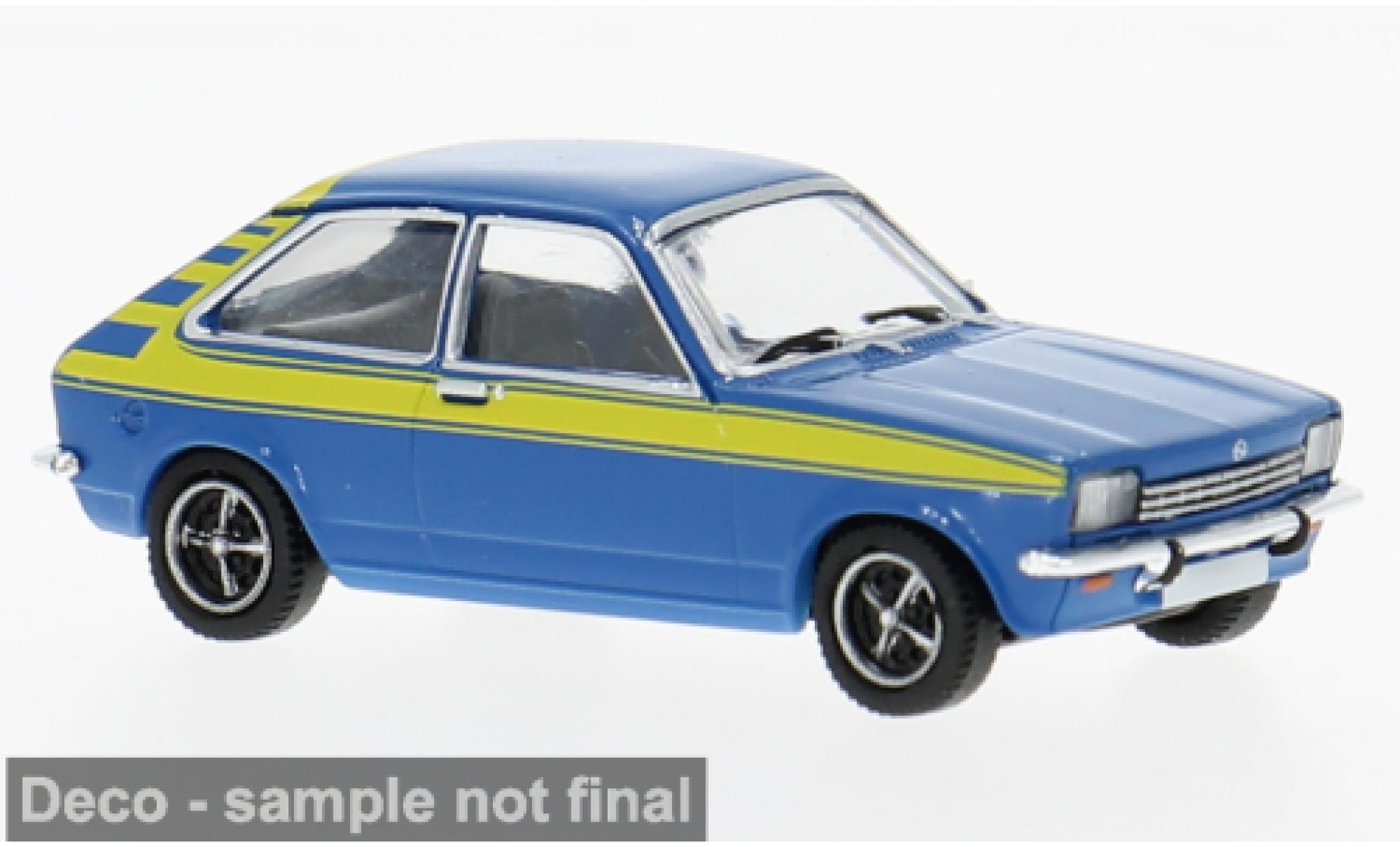 Opel Kadett 1/87 PCX87 C City Cityjet blauw 1975 1:87 modelauto