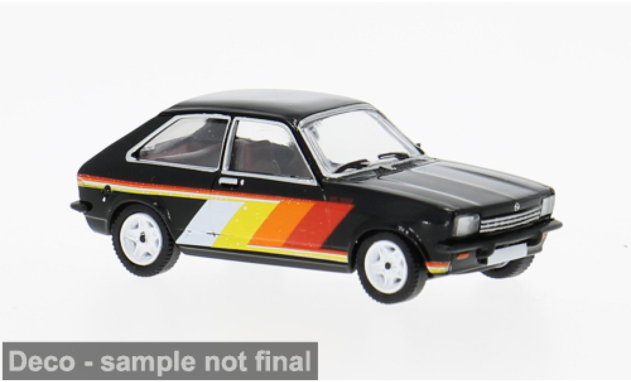 Opel Kadett 1/87 PCX87 C City zwart/Dekor 1975 1:87 modelauto