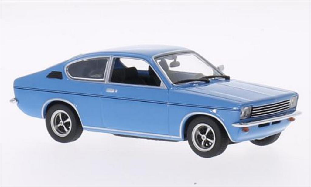 Opel Kadett C 1/43 Minichamps C Coupe blauw 1973 modelauto