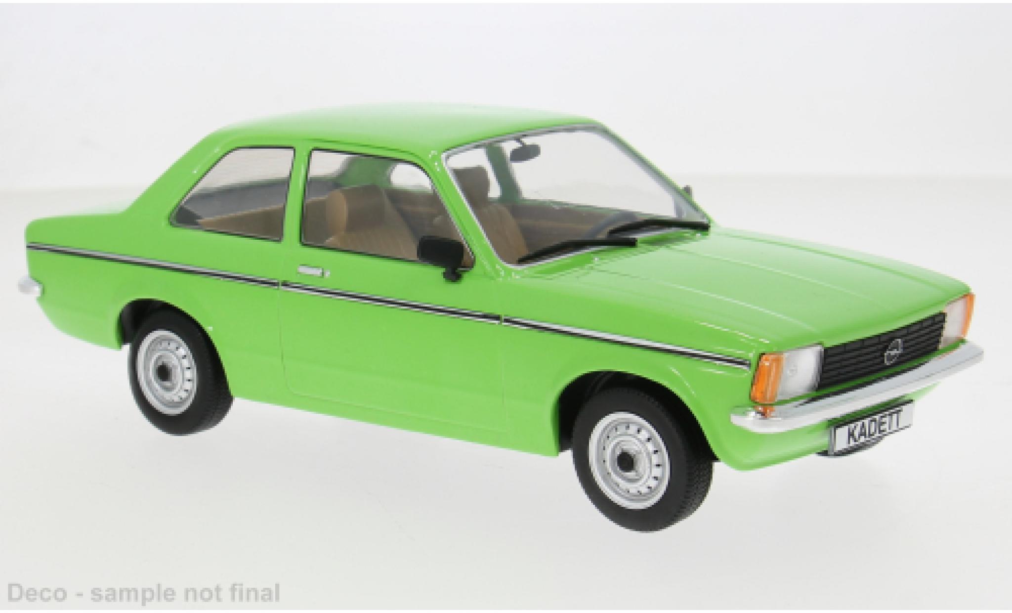Opel Kadett 1/18 MCG C2 groen 1977 1:18 modelauto