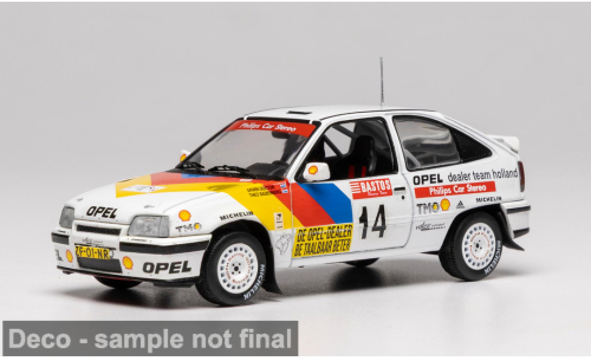 Opel Kadett 1/43 IXO E GSI Circuit des Ardennes 1992 #14 E.Doctor/T.Badenberg 1:43 modelauto