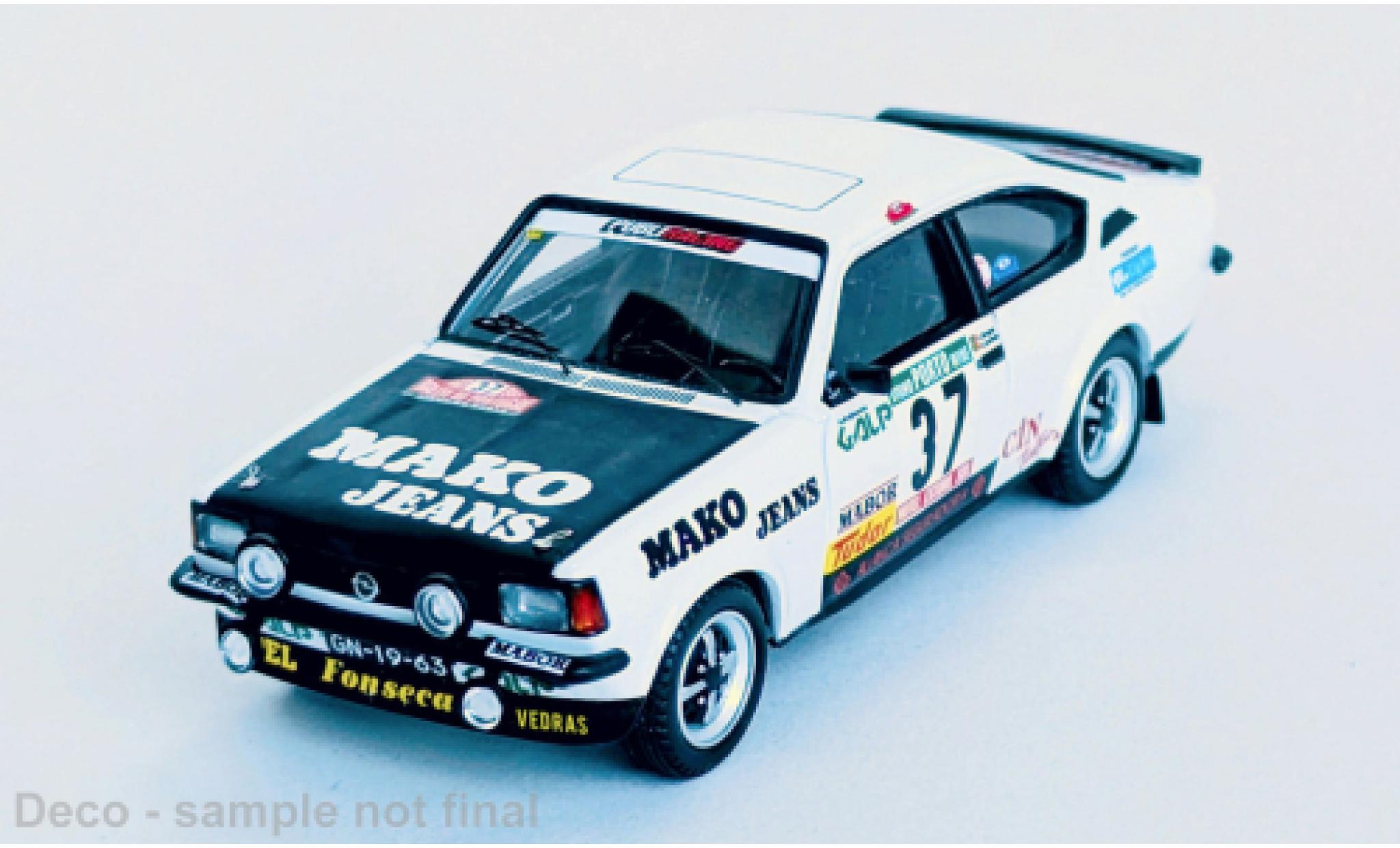 Opel Kadett 1/43 Trofeu GT/E Rally Portugal 1983 #37 A.Borges/A.Lavrador 1:43 modelauto