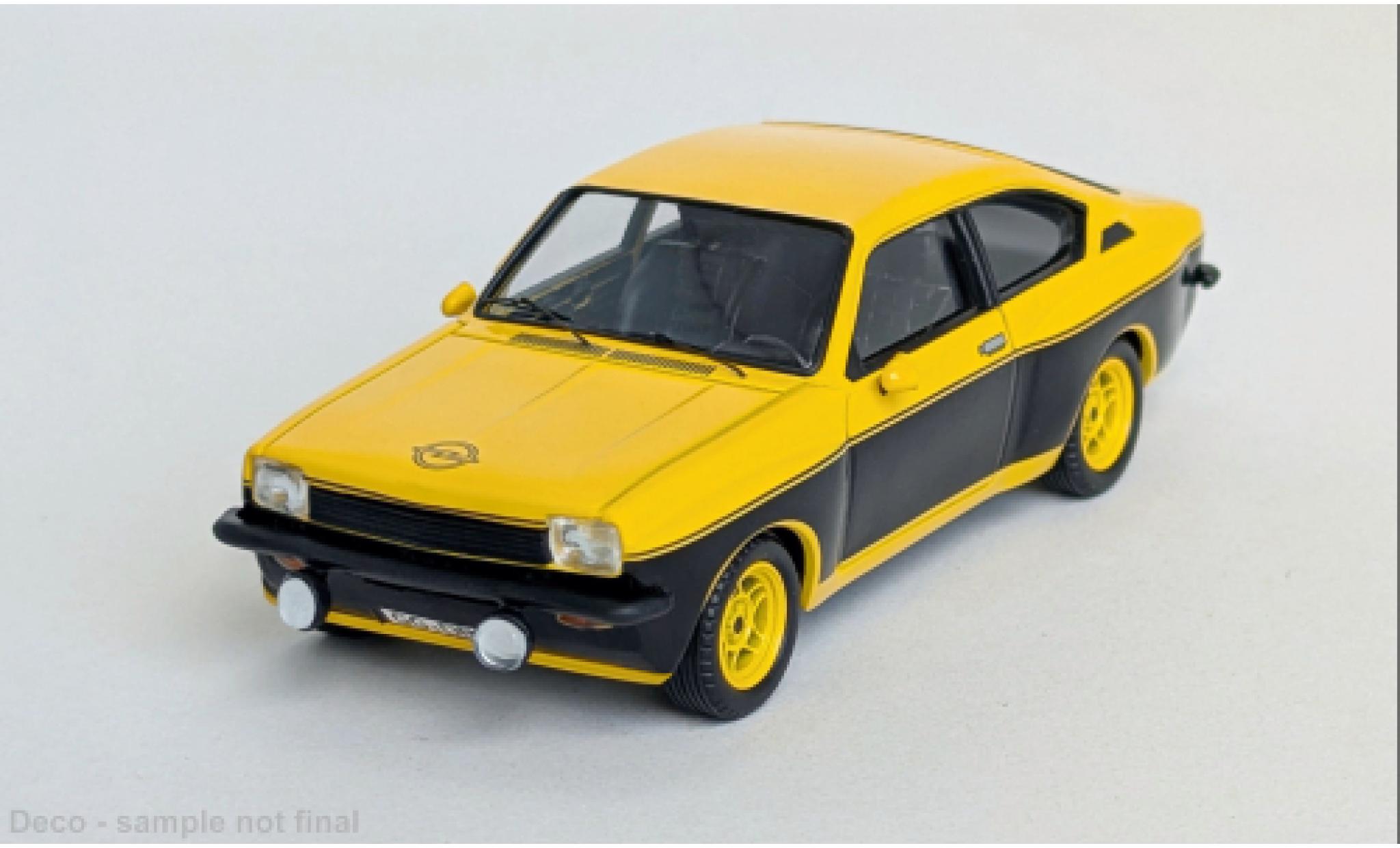 Opel Kadett 1/43 Trofeu SR geel/zwart 1979 1:43 modelauto