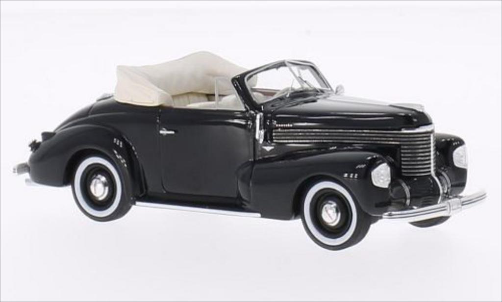 Opel Kapitan 1/43 Neo Hebmuller Cabriolet zwart 1940 modelauto