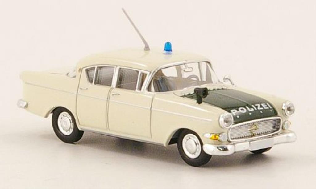 Opel Kapitan 1/87 Brekina P 2.5 Politie wit/grun modelauto
