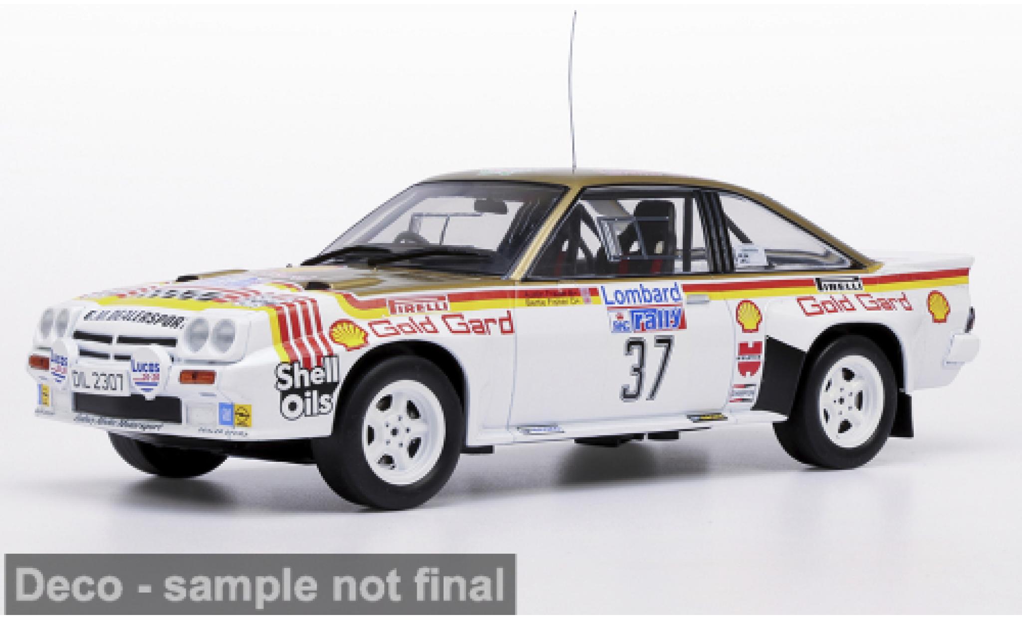 Opel Manta 1/18 IXO 400 Rallye Manx 1984 #37 B.Fisher/A.Frazer 1:18 modelauto