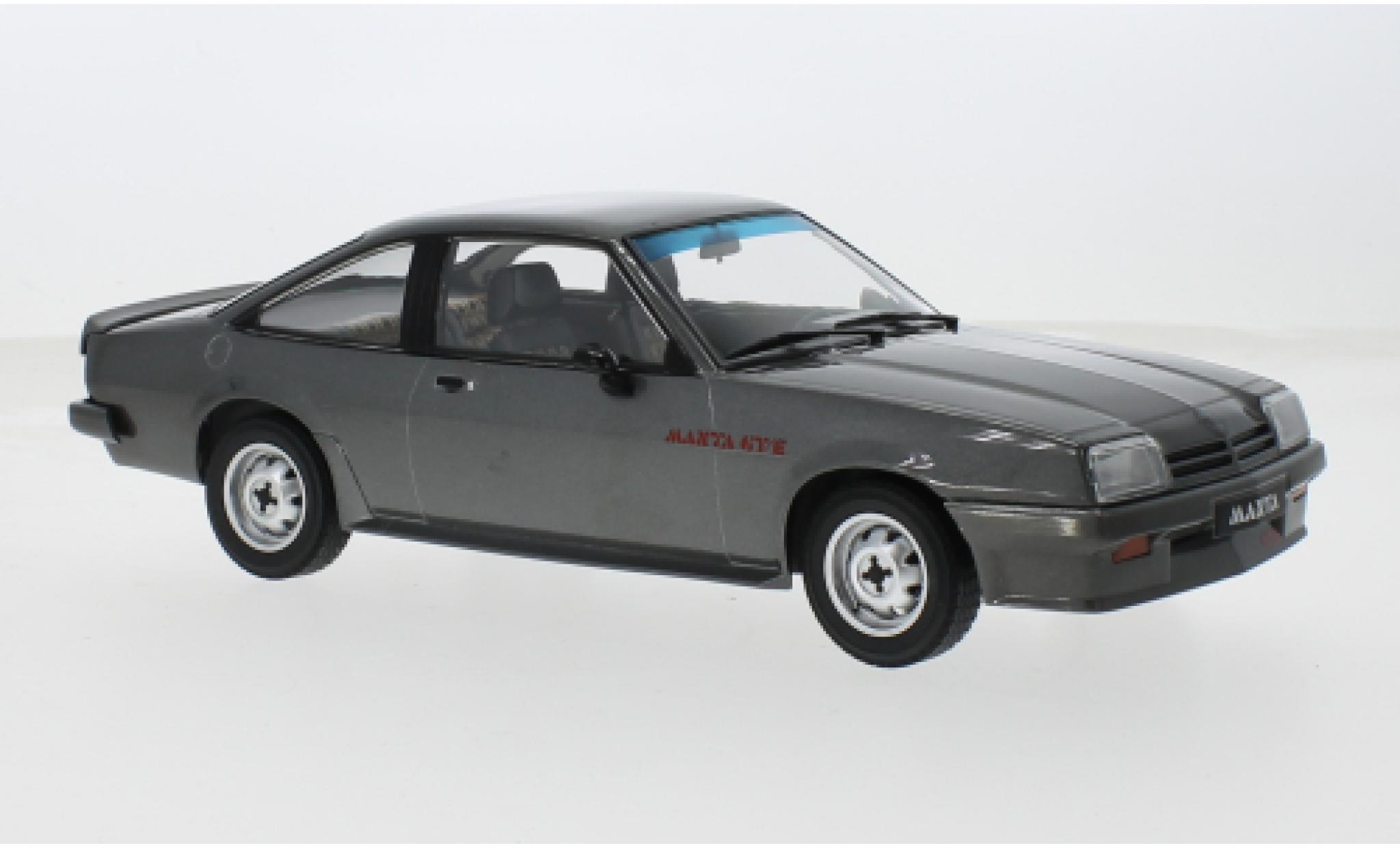 Opel Manta 1/18 Norev B GT/E grijs 1:18 modelauto