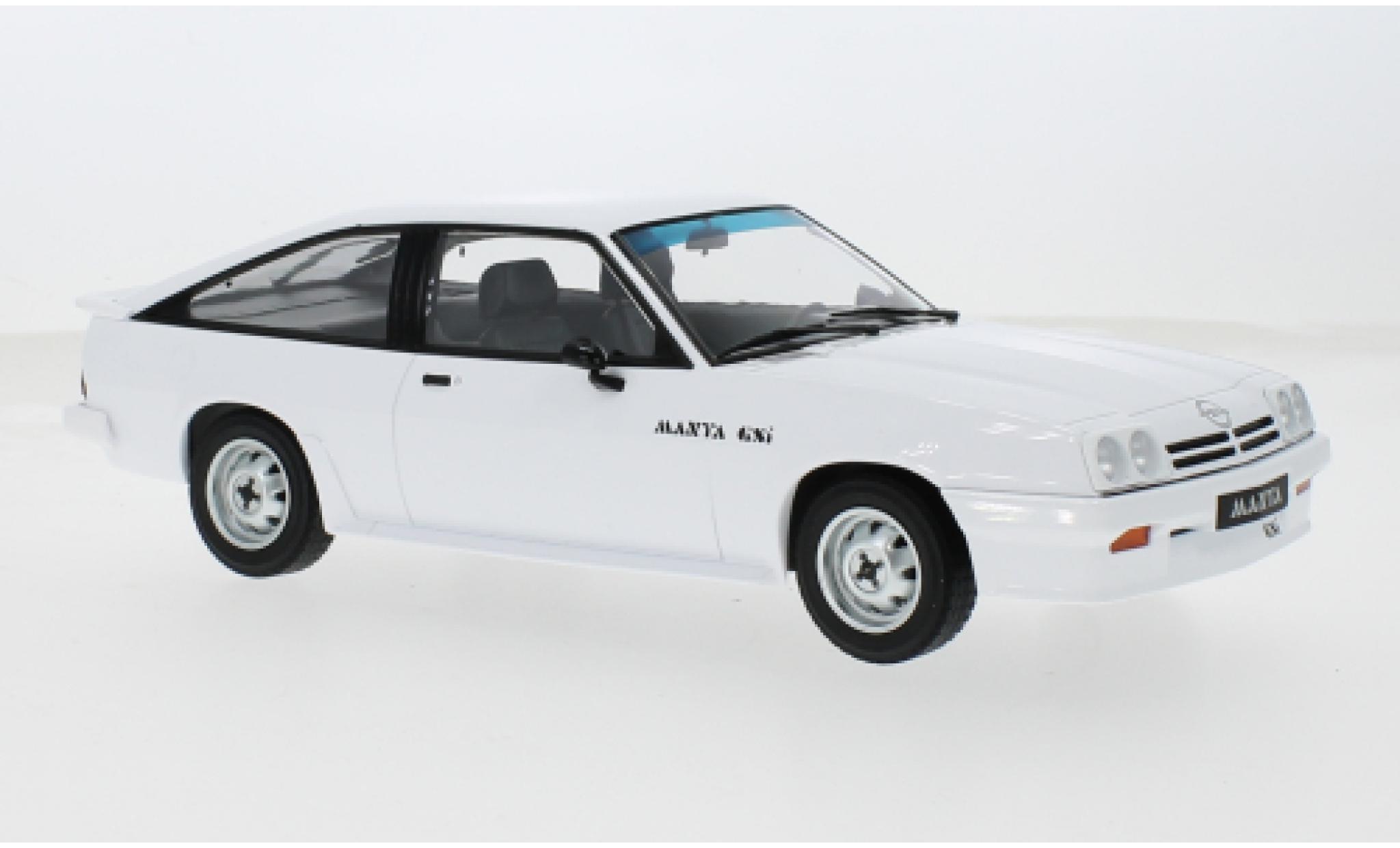 Opel Manta 1/18 Norev CC GSI wit 1:18 modelauto