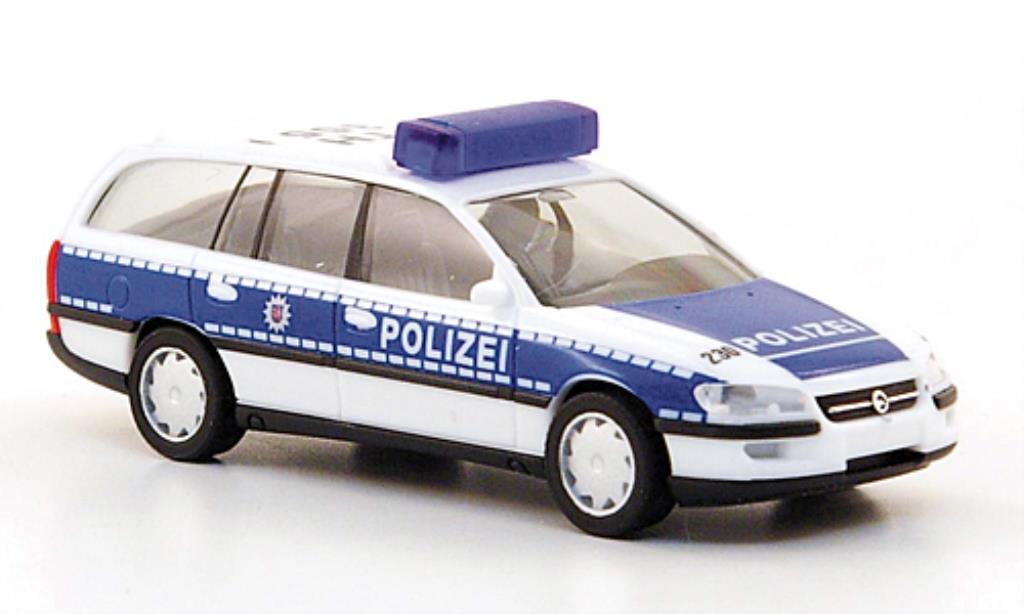 Opel Omega 1/87 Herpa B Caravan Politie Thuringen modelauto
