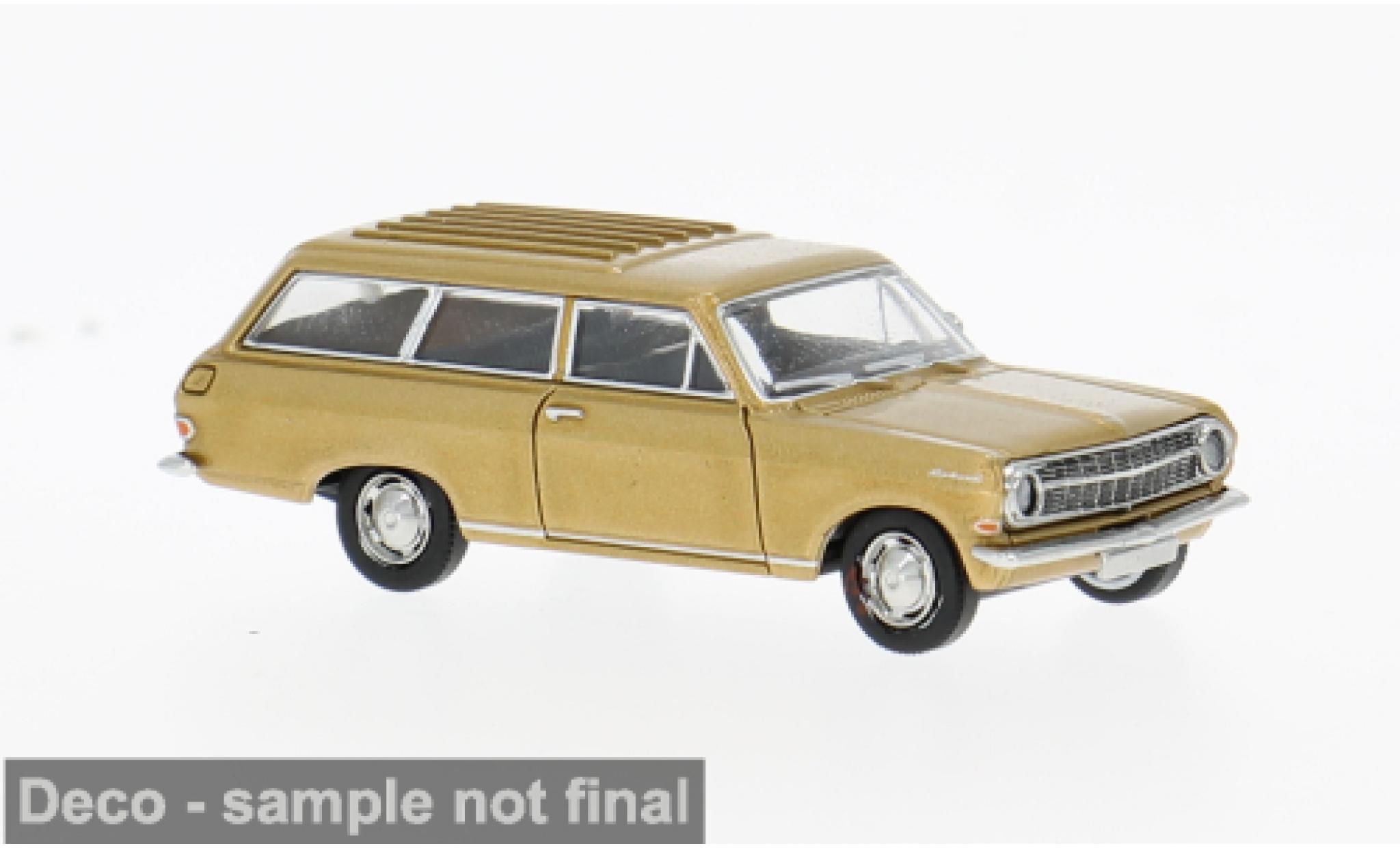 Opel Rekord 1/87 Brekina A Caravan gold 1963 1:87 modelauto