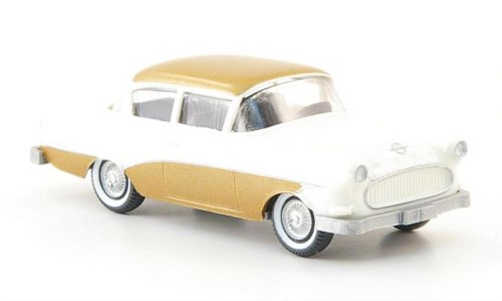 Opel Rekord 1/87 Wiking Ascona beige/gold modelauto