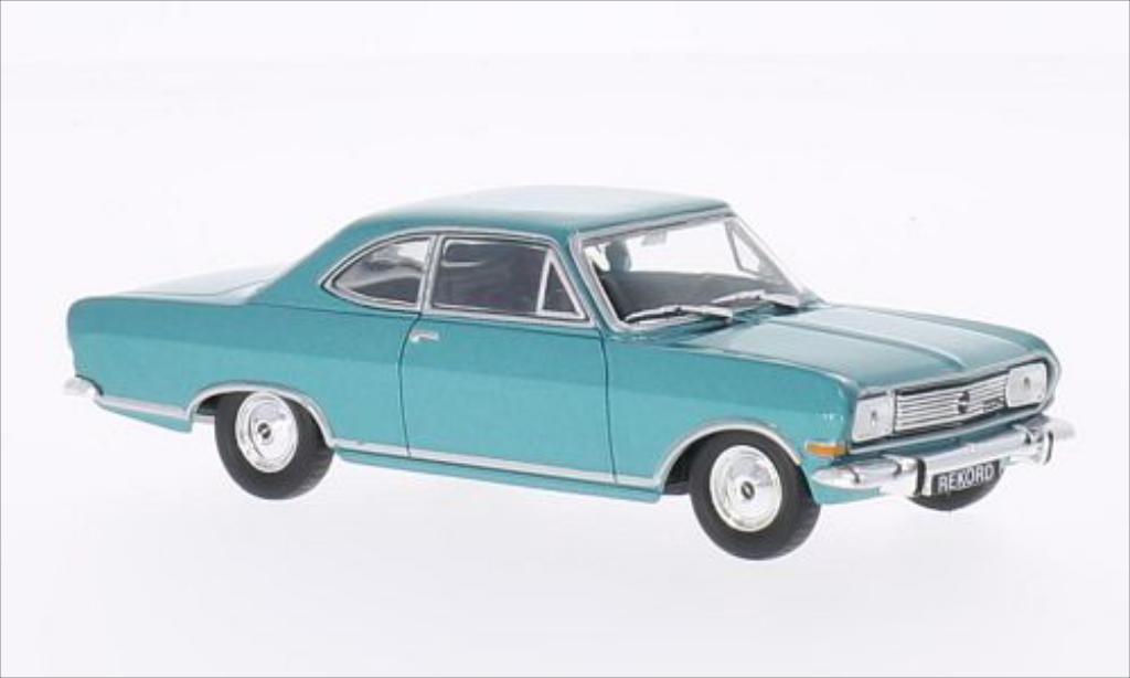 Opel Rekord 1/43 WhiteBox B Coupe metallic turkis 1965 modelauto
