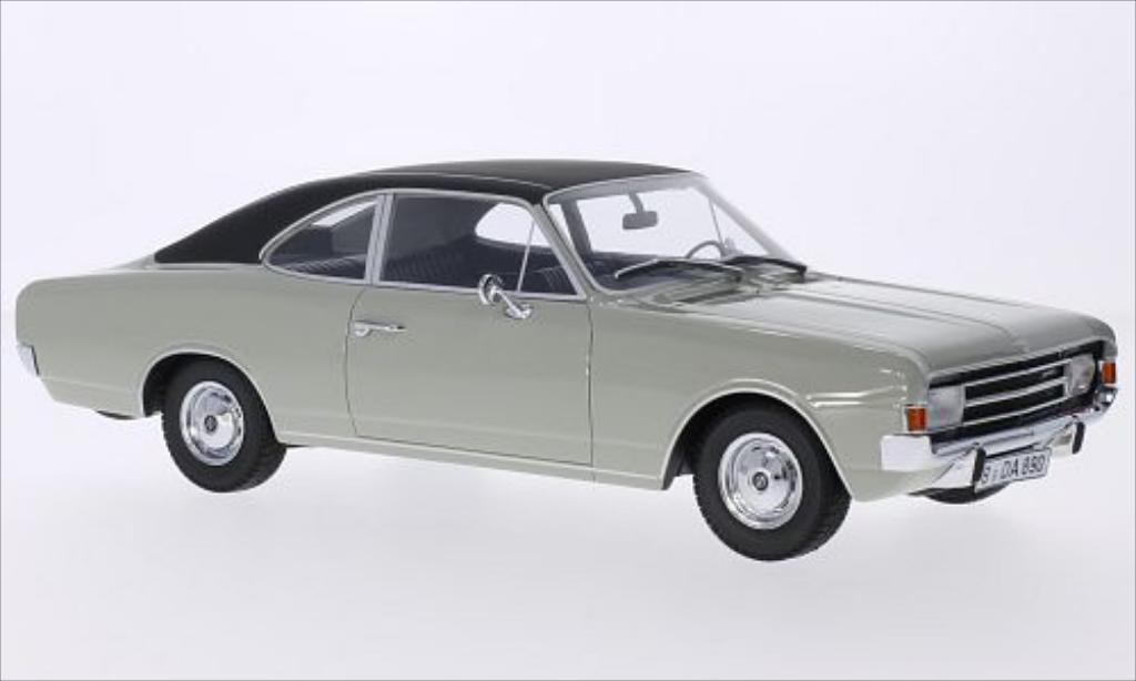 Opel Rekord 1/18 Minichamps C 1700 L Coupe grijs/matt-zwart 1966 modelauto