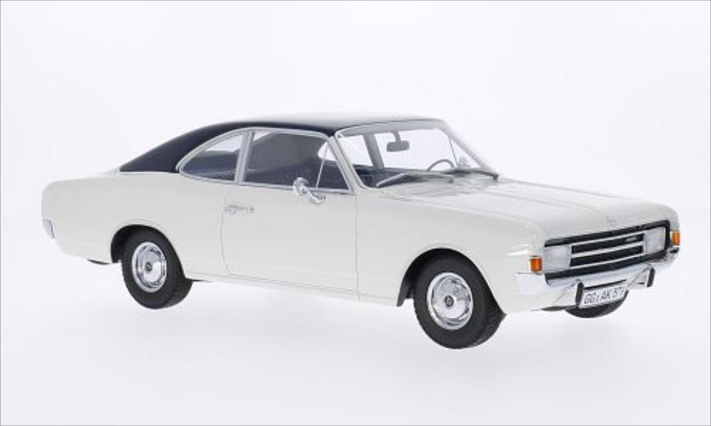 Opel Rekord 1/18 Minichamps C 1700 L Coupe wit/blauw 1966 modelauto