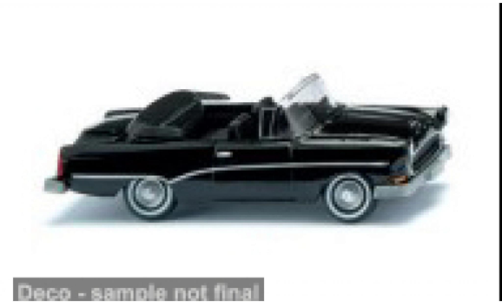 Opel Rekord 1/87 Wiking P1 zwart 1957 1:87 modelauto