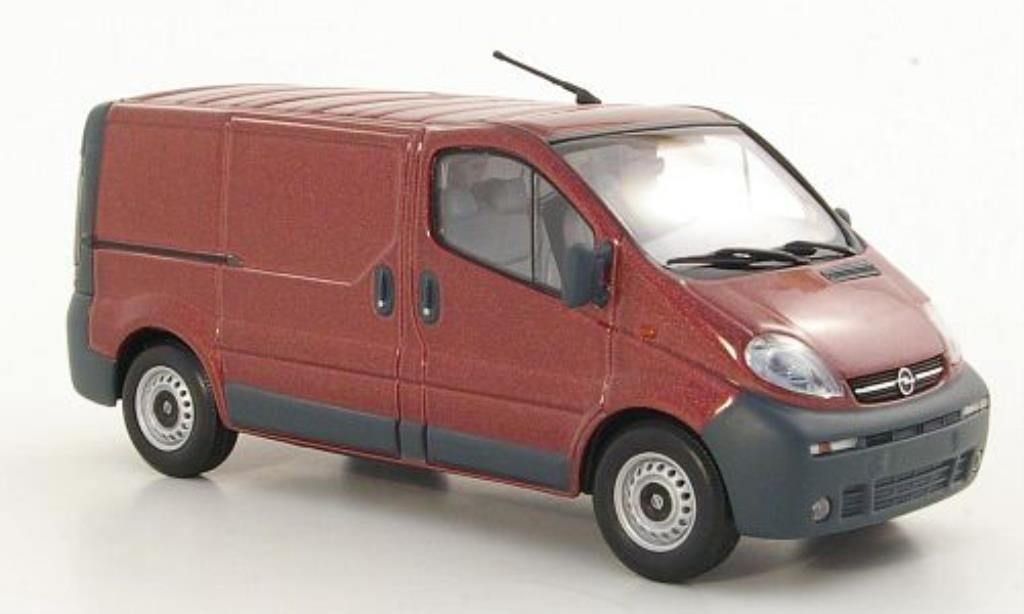 Opel Vivaro 1/43 Minichamps Kasten rood 2001 modelauto