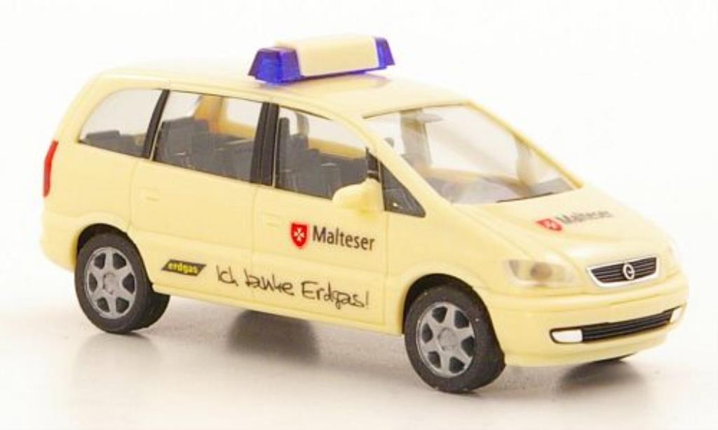 Opel Zafira 1/87 Herpa Malteser modelauto