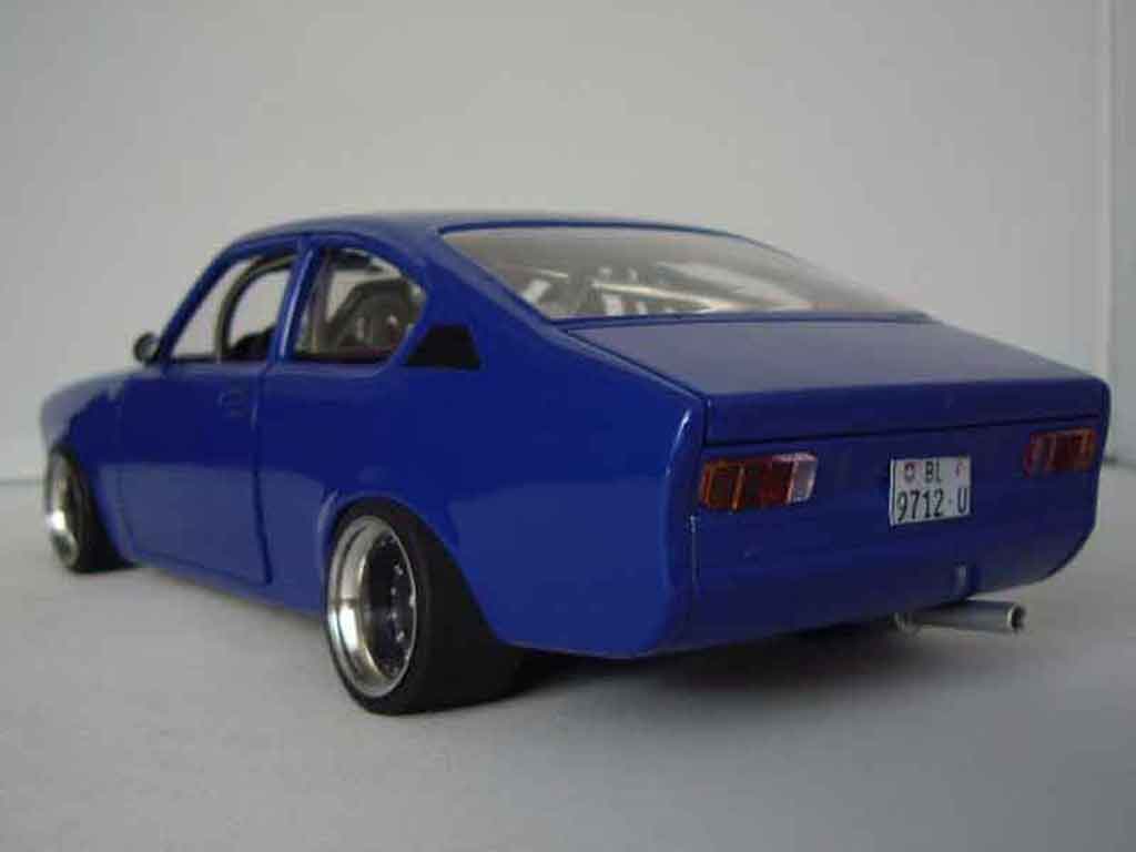 Opel Kadett C coupe sr 1976 blauw 1/18 Minichamps