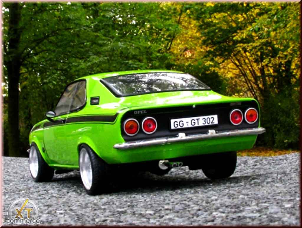 Opel Manta A gt/e groen 1975 jantes bbs bords larges 1/18 Norev
