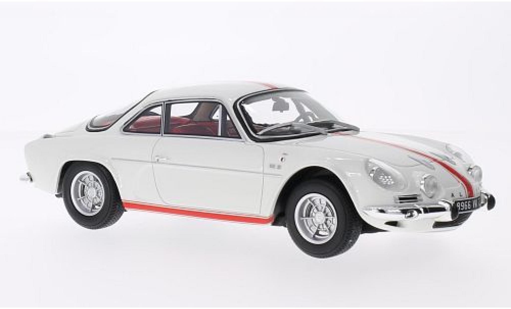 Alpine A110 1/18 Ottomobile Renault 1600 S Olympique wit/rood 1968 sans Vitrine modelauto