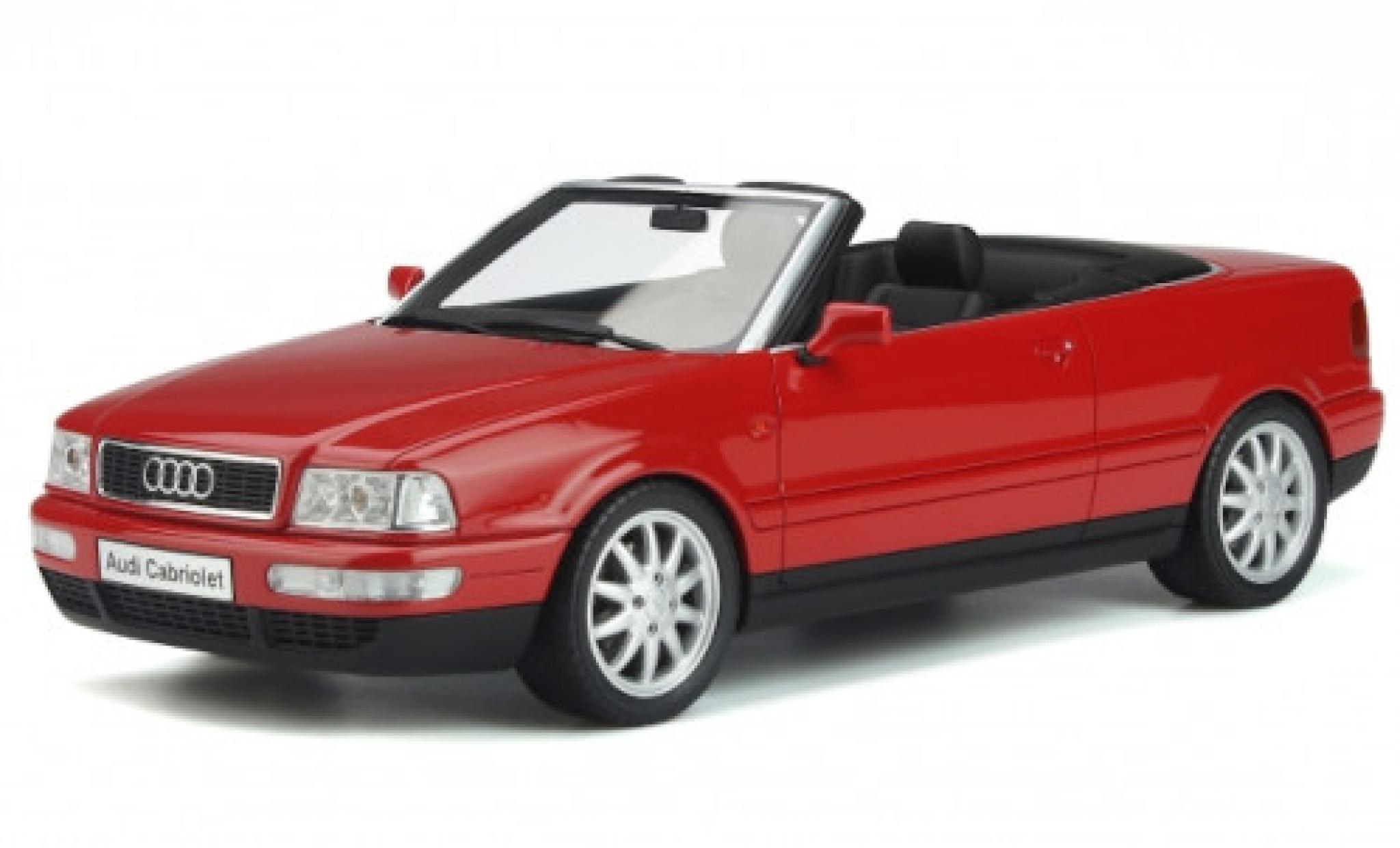 Audi 80 1/18 Ottomobile (B4) Cabriolet 2.8 rood 2000 modelauto