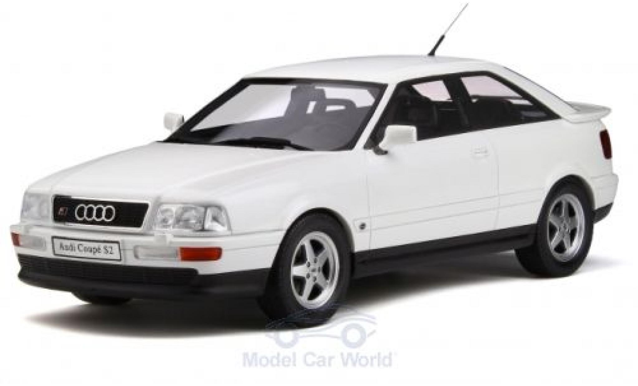 Audi S2 1/18 Ottomobile metallic wit 1991 modelauto