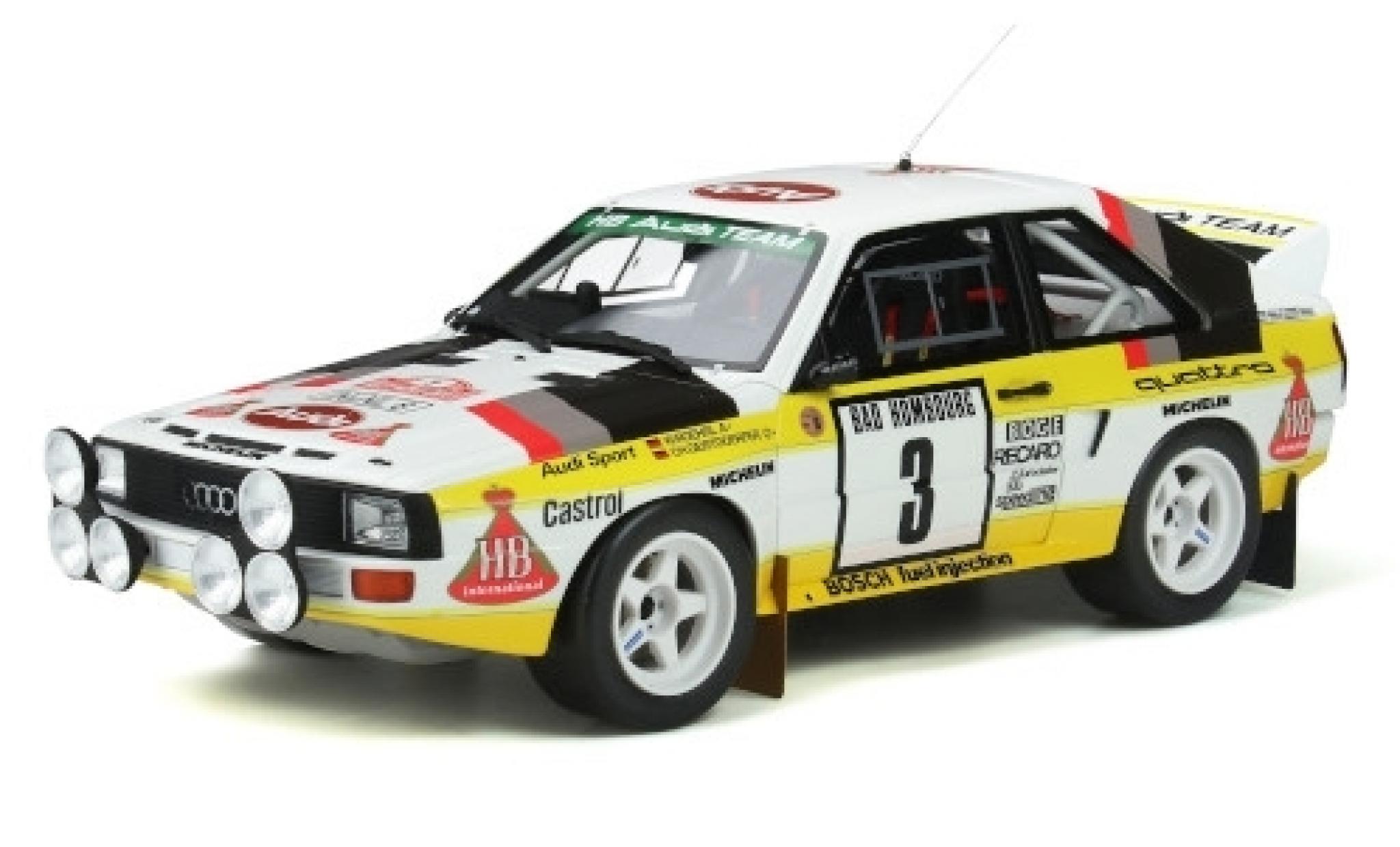 Audi Sport Quattro 1/18 Ottomobile Sport quattro Gr.B No.3 HB Team HB Rallye Monte Carlo 1985 W.R&ouml;hrl/C.Geistd&ouml;rfer modelauto