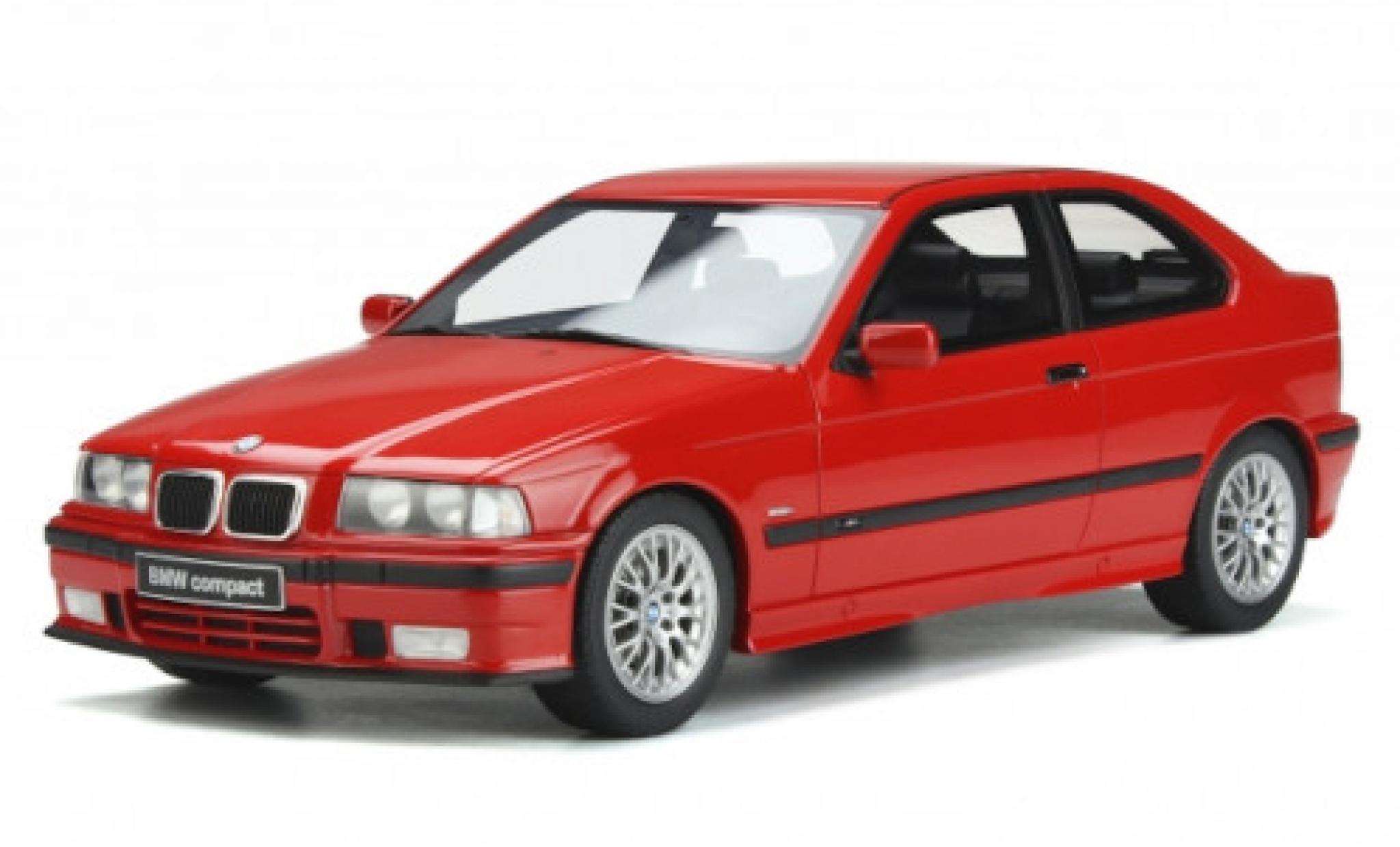 Bmw 323 1/18 Ottomobile ti Compact (E36) rood 1998 modelauto