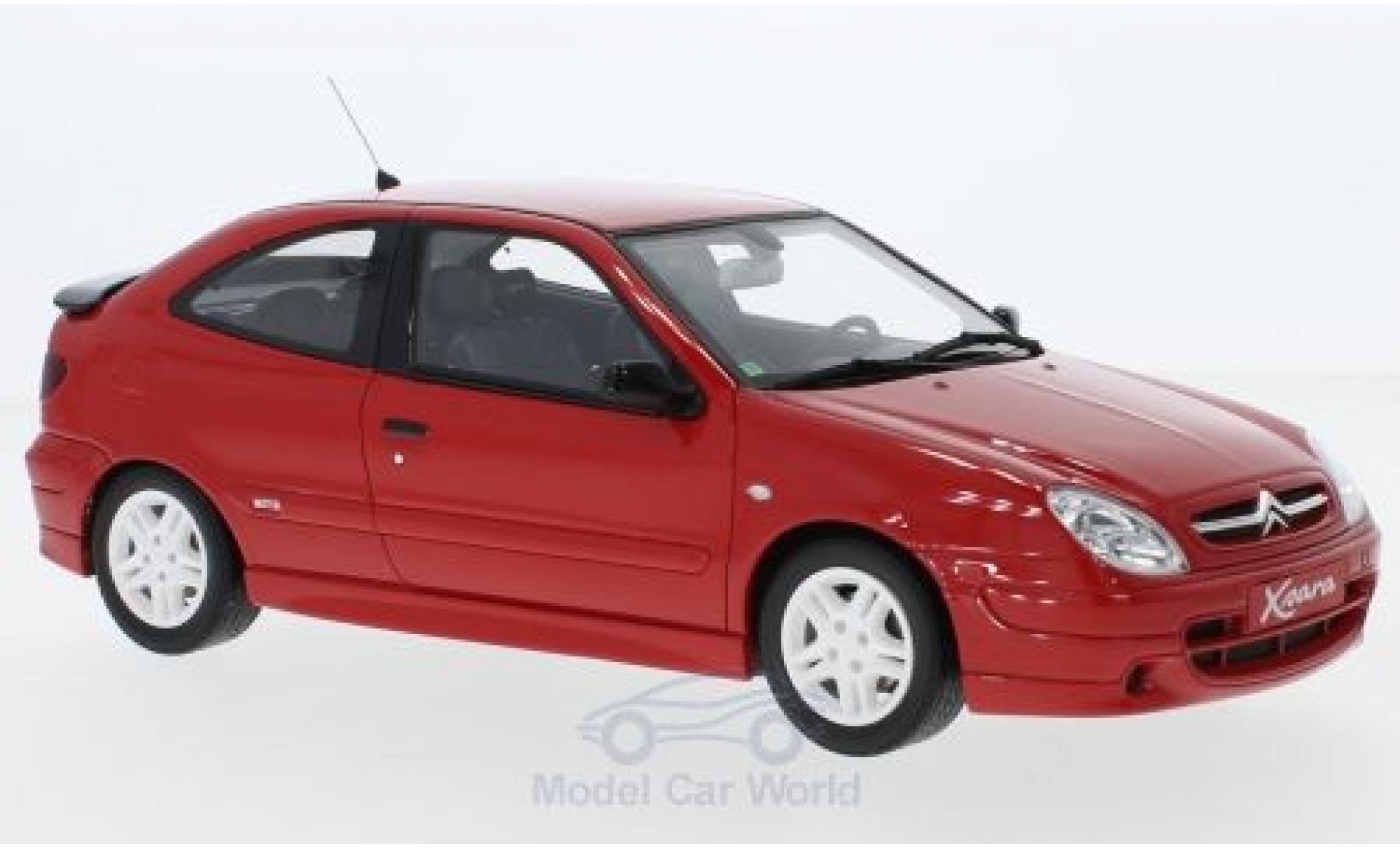 Citroen Xsara 1/18 Ottomobile Sport Phase 1 rood 2000 modelauto