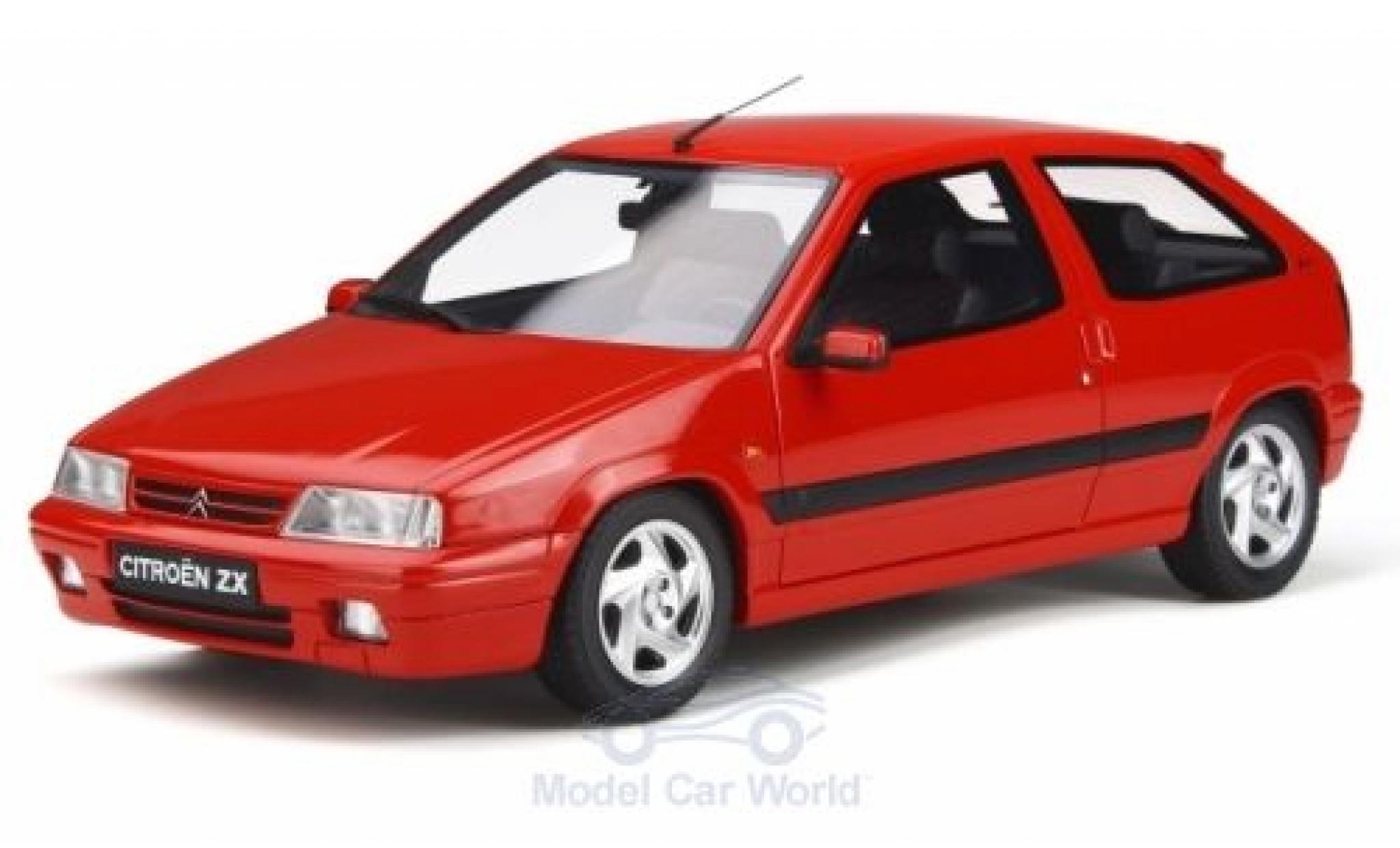 Citroen ZX 1/18 Ottomobile 16V rood 1994 modelauto