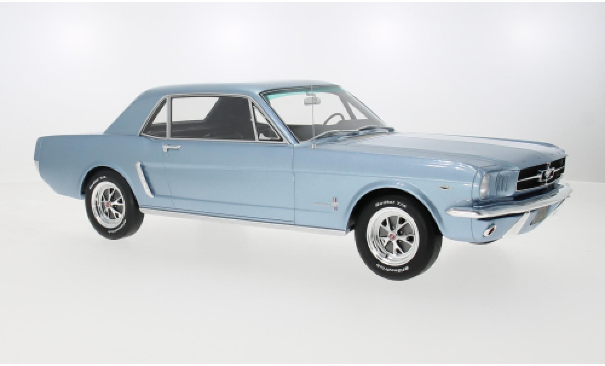 Ford Mustang 1/12 Ottomobile V8 Hardtop blauw 1965 1:12 modelauto