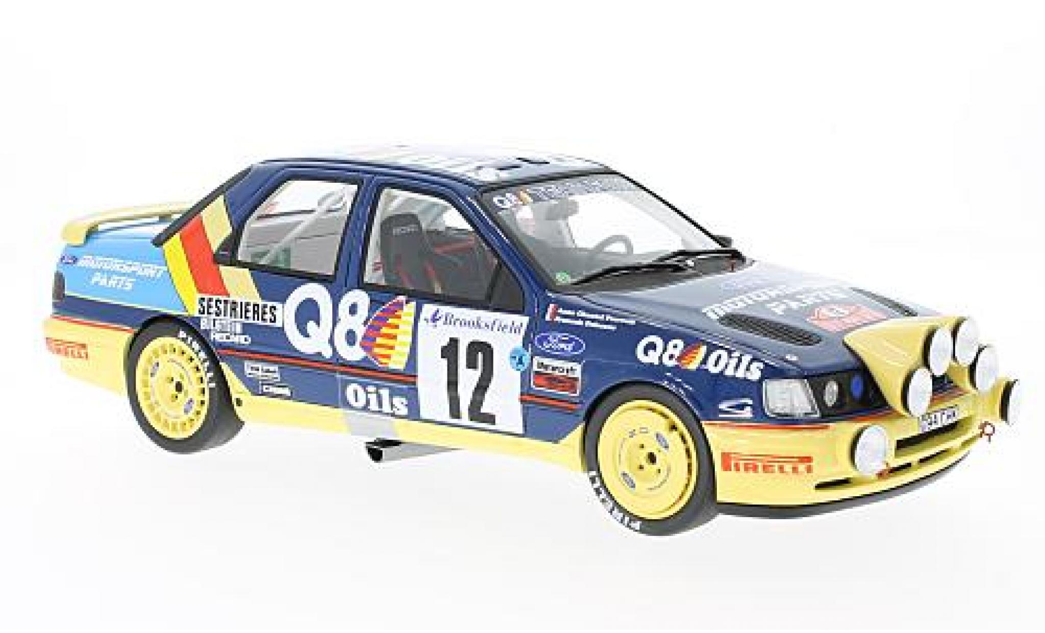 Ford Sierra 1/18 Ottomobile 4x4 No.12 Q8 Rallye WM Rallye Monte Carlo 1991 F.Delecour/A.C.Powels modelauto