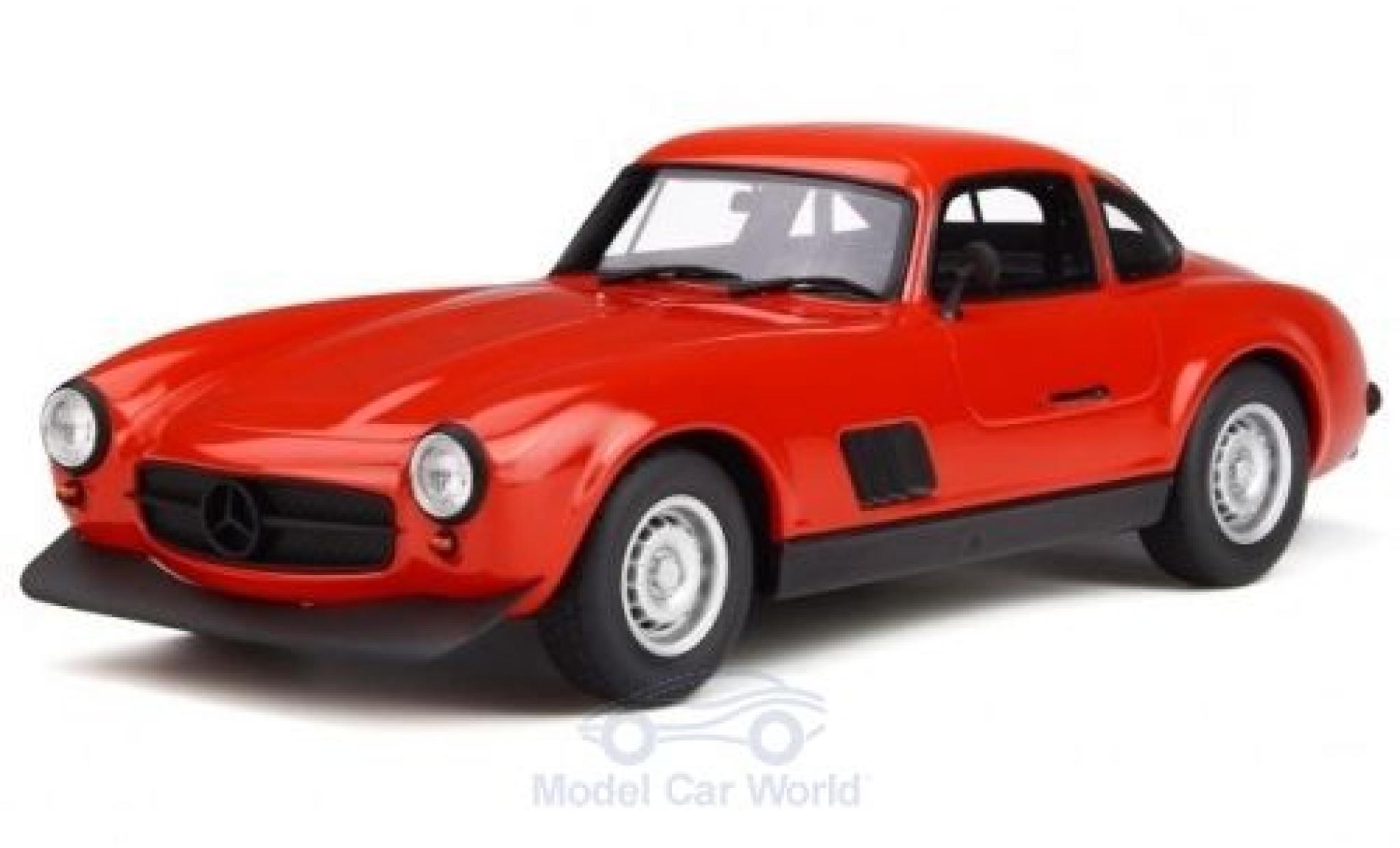 Mercedes 300 1/18 Ottomobile SL AMG rood 1974 modelauto