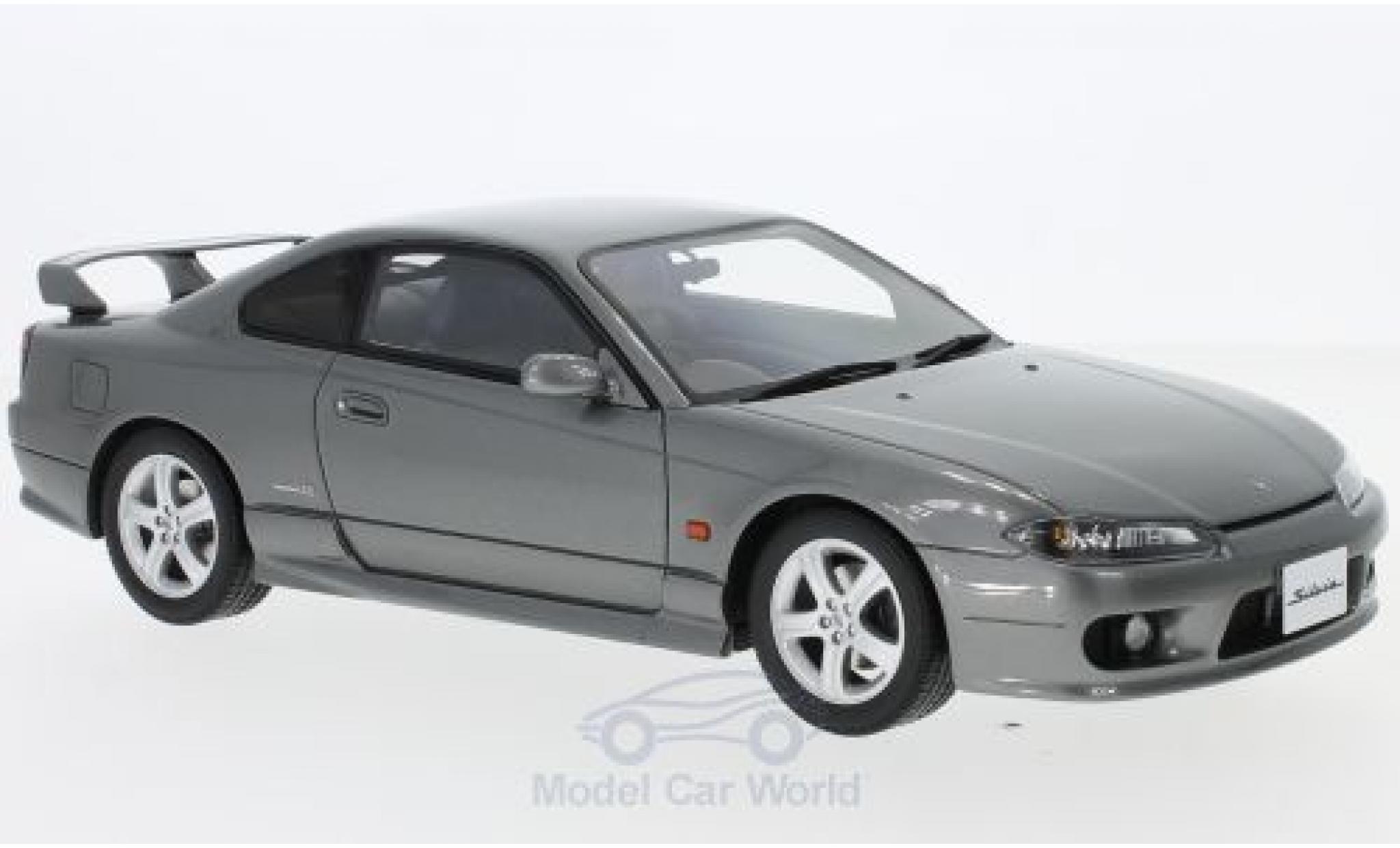 Nissan Silvia 1/18 Ottomobile Spec-R AERO (S15) metallic grijs RHD 1999 modelauto