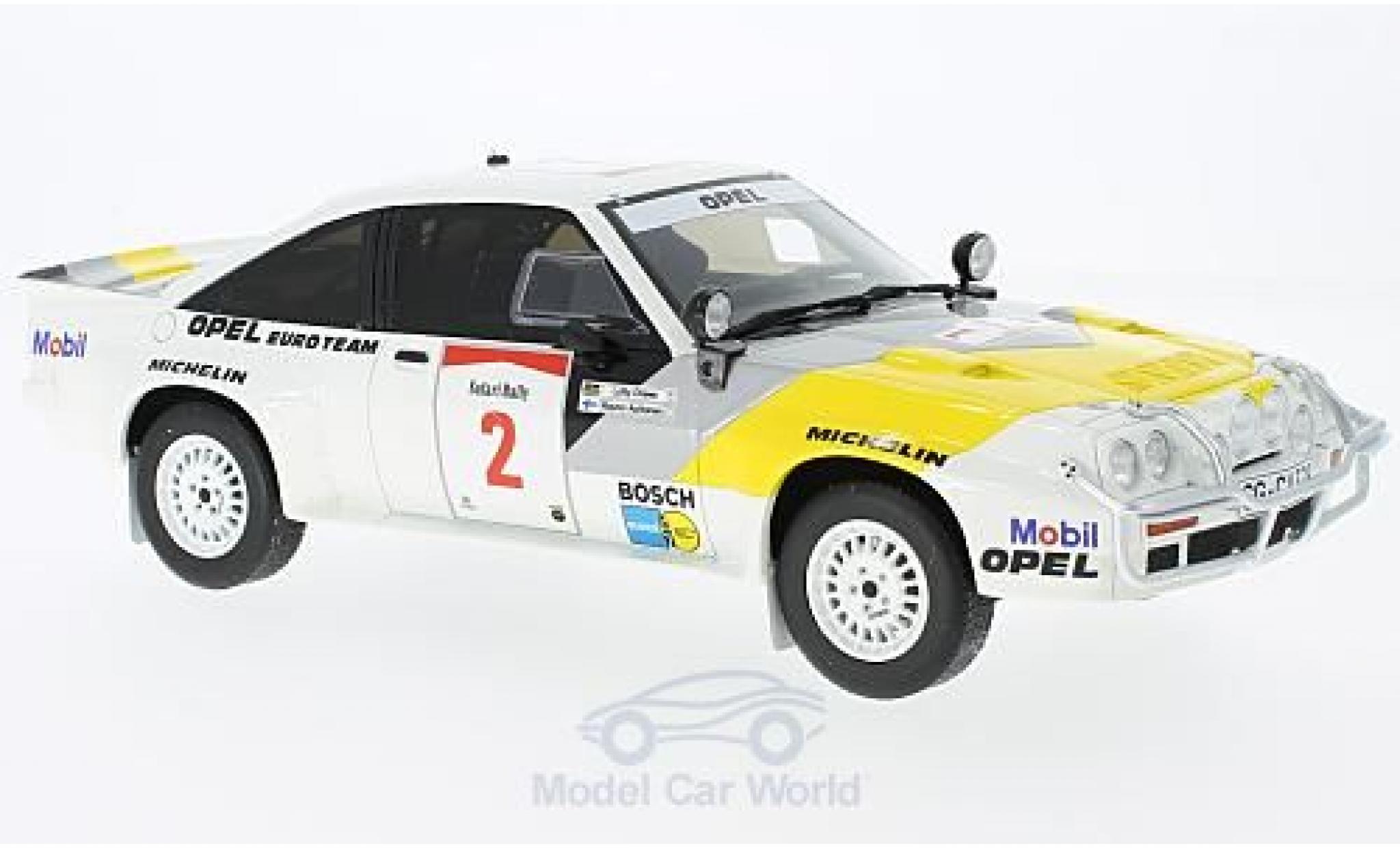 Opel Manta 1/18 Ottomobile 400 Gr. B No.2 Rallye Safari 1985 R.Aaltonen/L.Drews modelauto