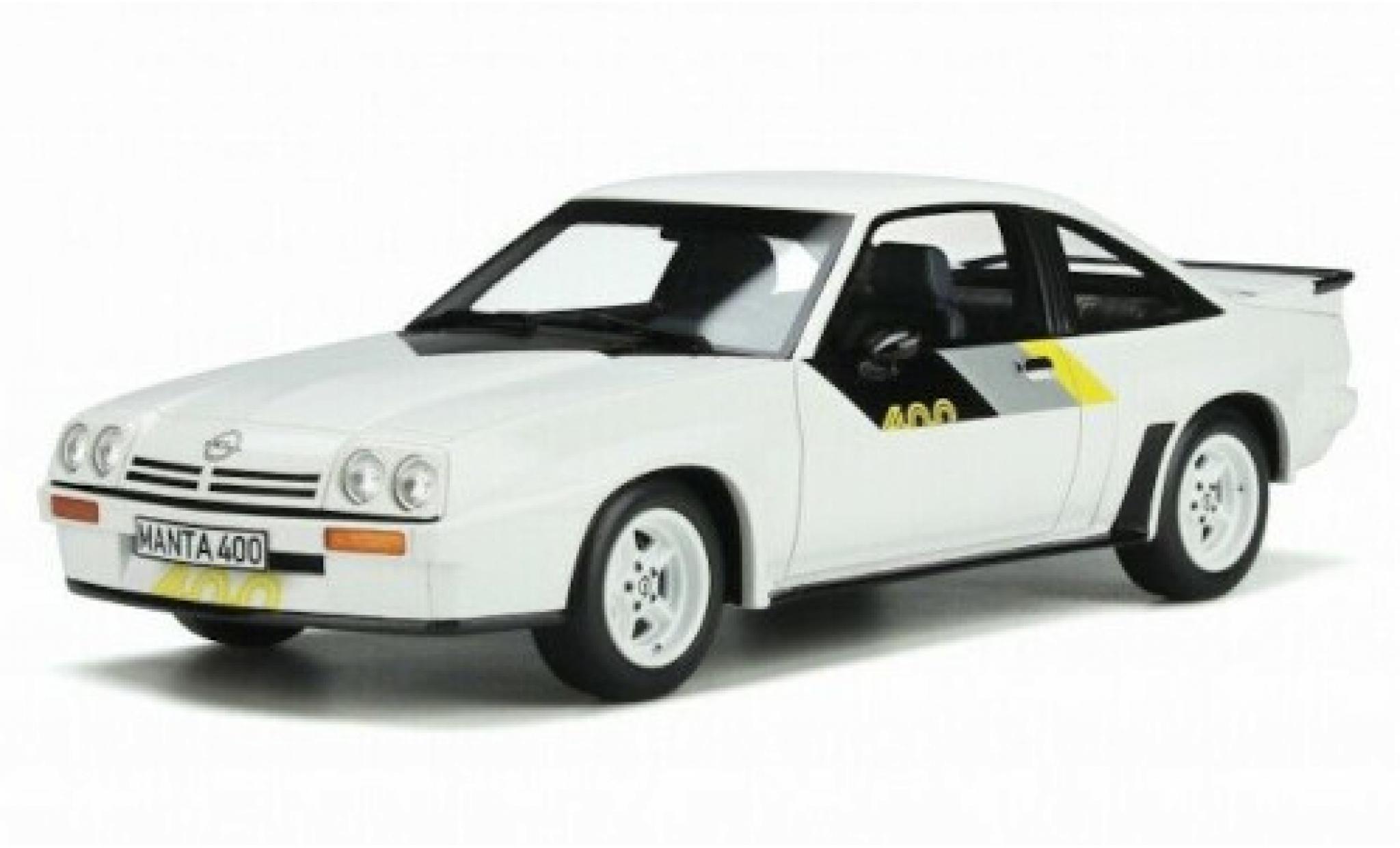 Opel Manta 1/18 Ottomobile B 400 wit/Dekor 1982 modelauto