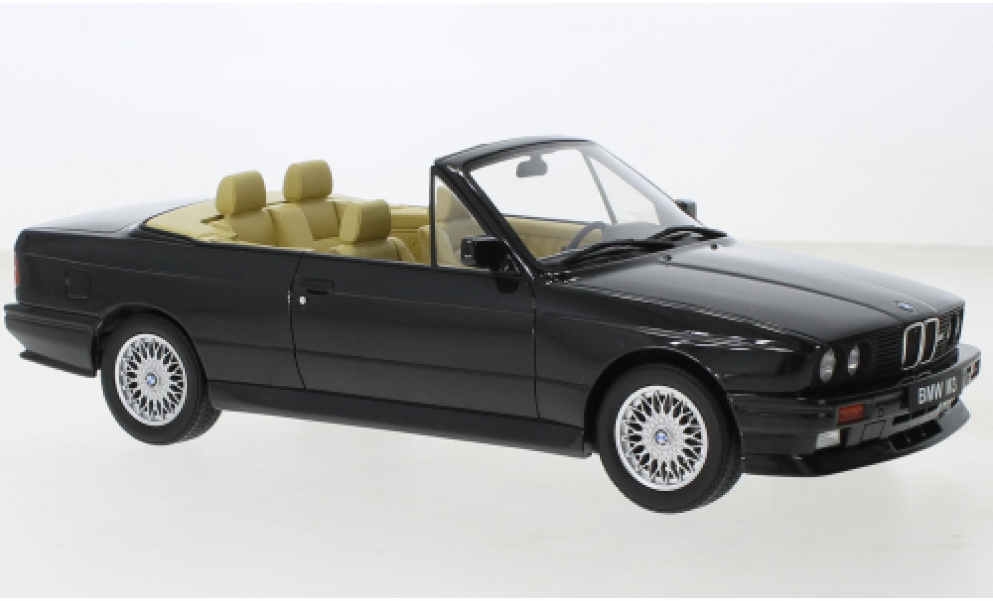 Bmw M3 1/18 Ottomobile (E30) cabriolet metallic zwart 1989 modelauto