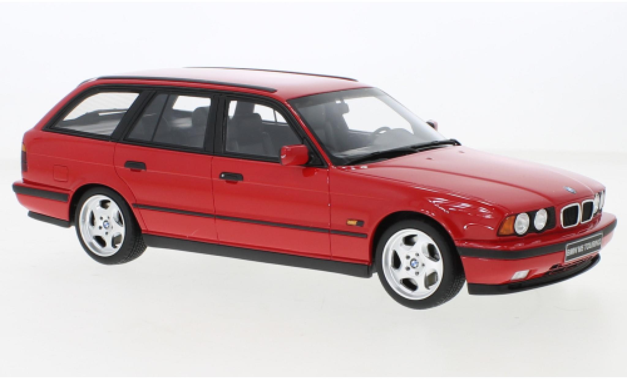 Bmw M5 1/18 Ottomobile Touring (E34) rood 1994 modelauto