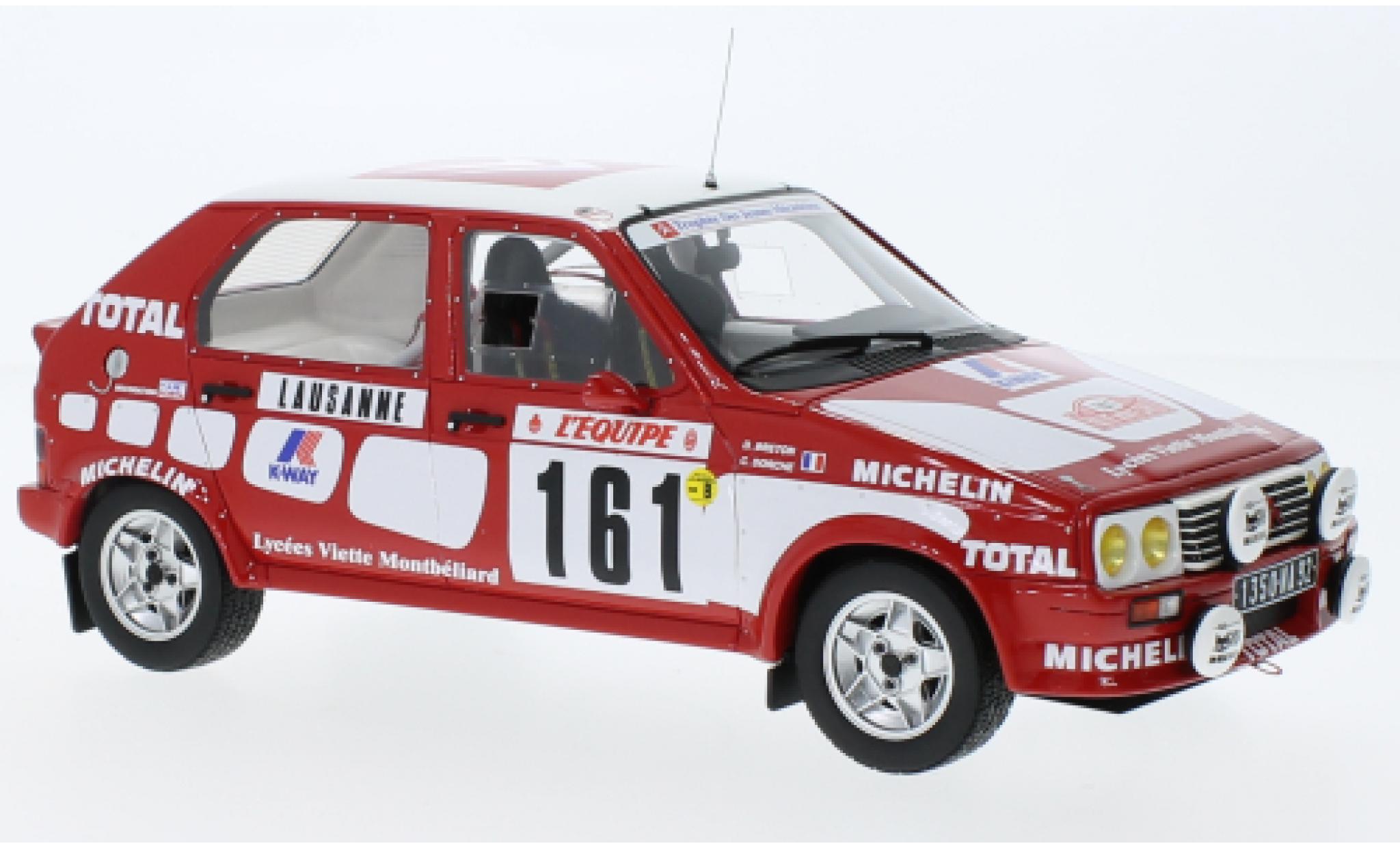 Citroen Visa 1/18 Ottomobile 1000 Pistes No.161 Rallye WM Rallye Monte Carlo 1987 modelauto