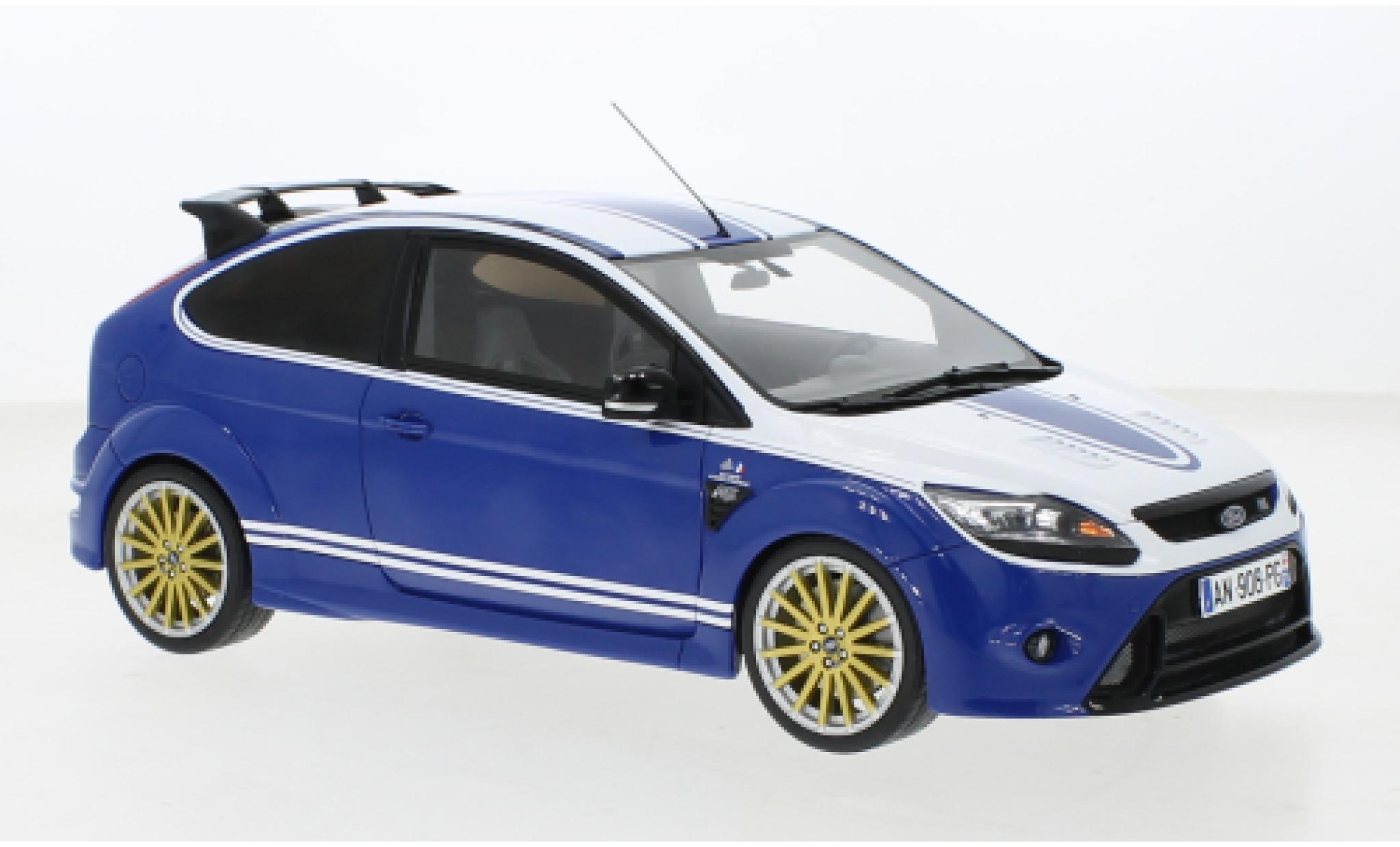 Ford Focus 1/18 Ottomobile MK II RS Le Mans Classic Edition blauw/wit 2010 modelauto