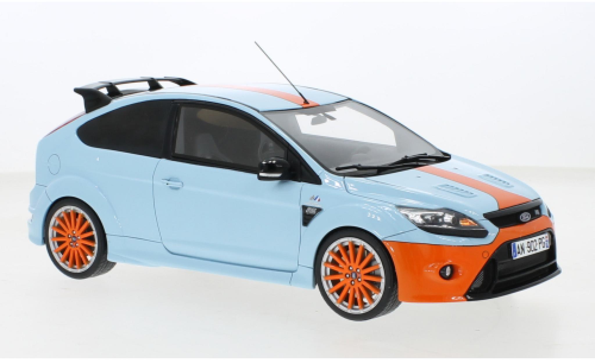 Ford Focus 1/18 Ottomobile MK II RS Le Mans Classic Edition blauw/oranje 2010 modelauto