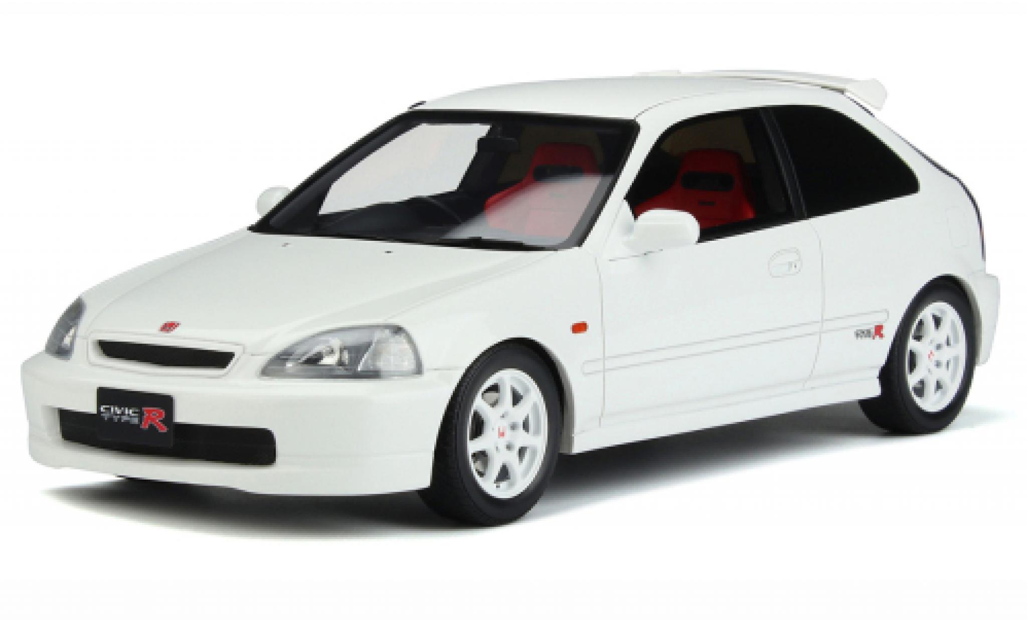 Honda Civic 1/18 Ottomobile EK9 Type R wit RHD 1997 modelauto