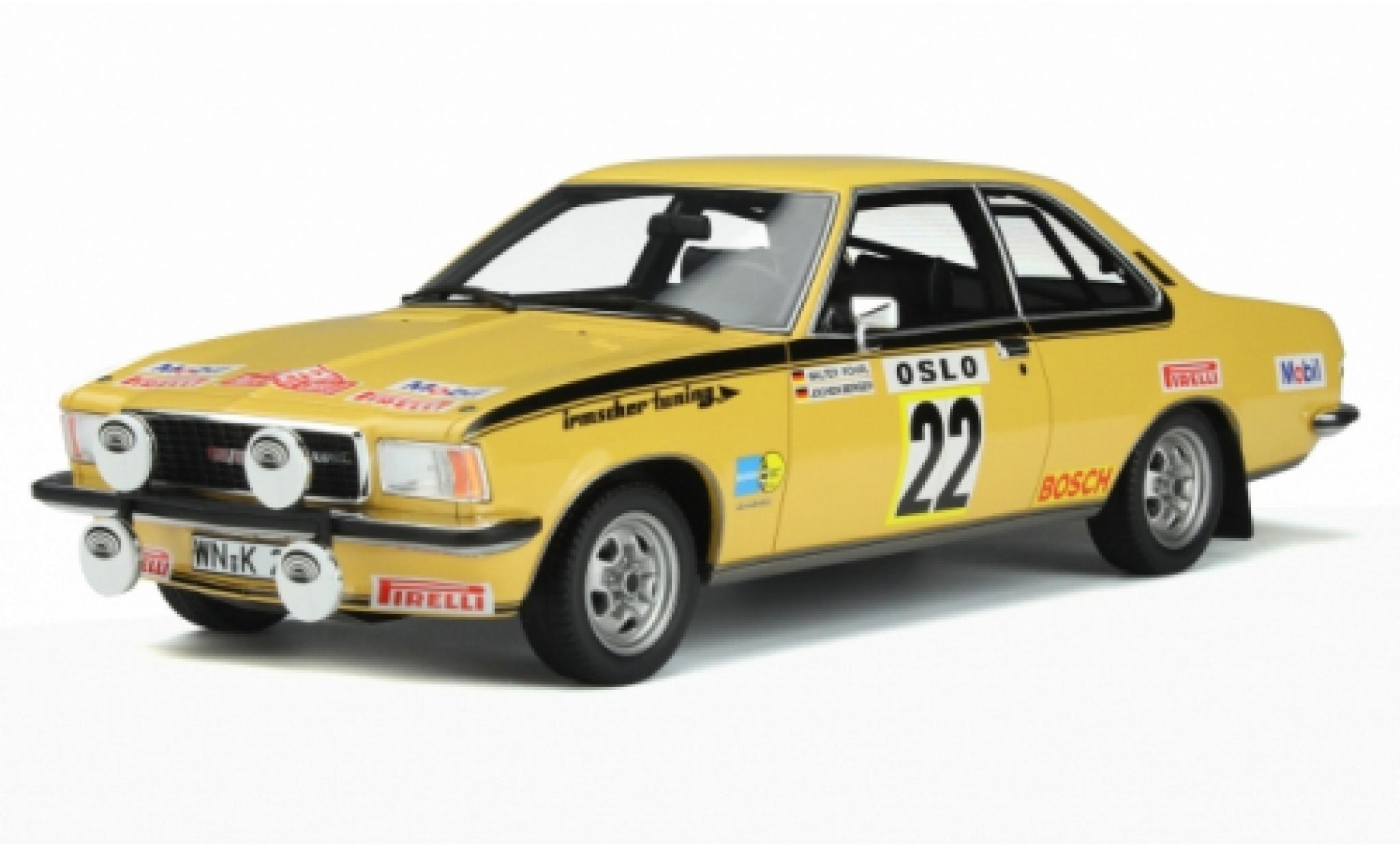 Opel Commodore 1/18 Ottomobile B GS/E No.22 Irmscher Tuning Rallye WM Rallye Monte Carlo 1973 modelauto