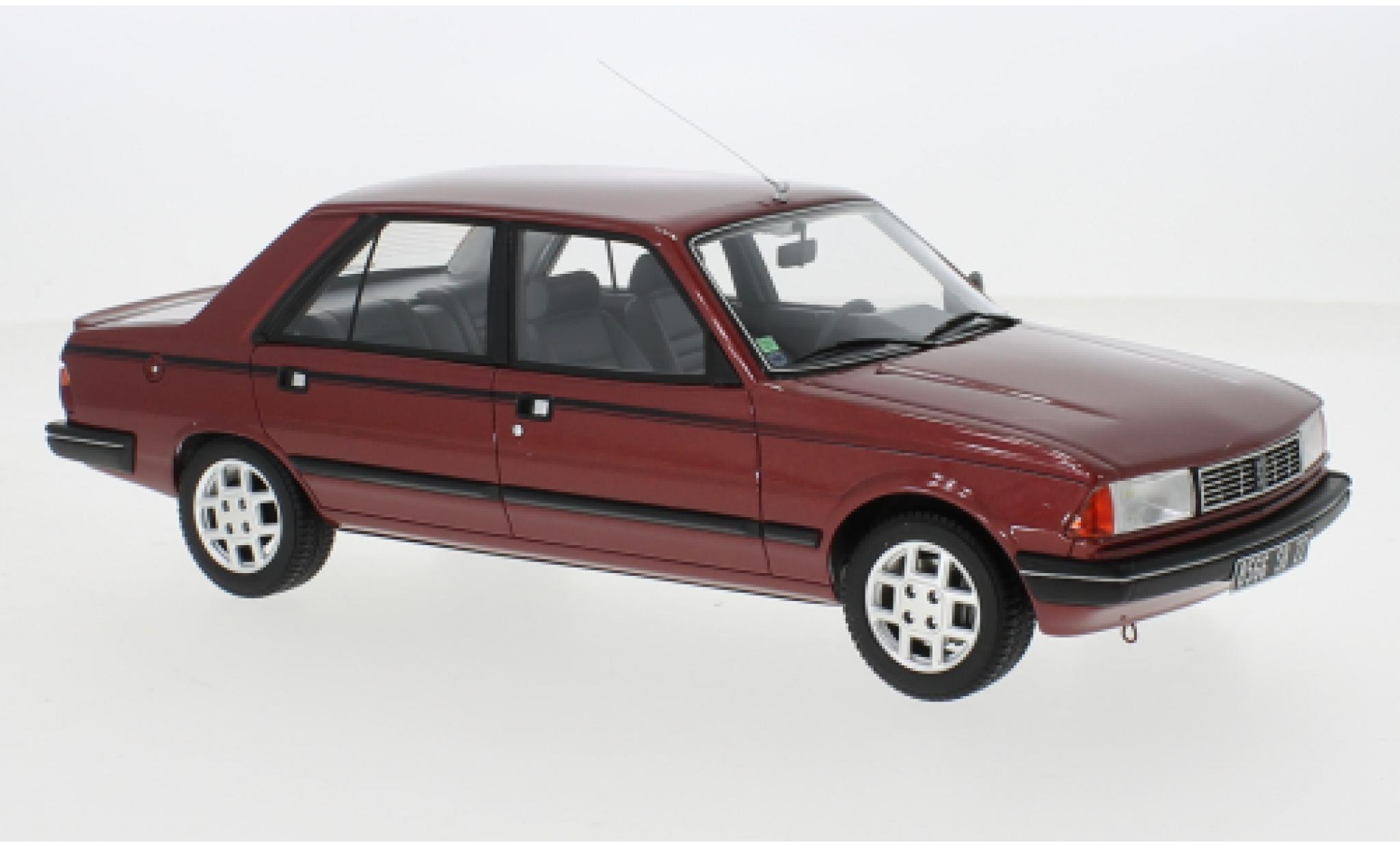 Peugeot 305 1/18 Ottomobile GTX metallic rood fonc&eacute; 1985 modelauto