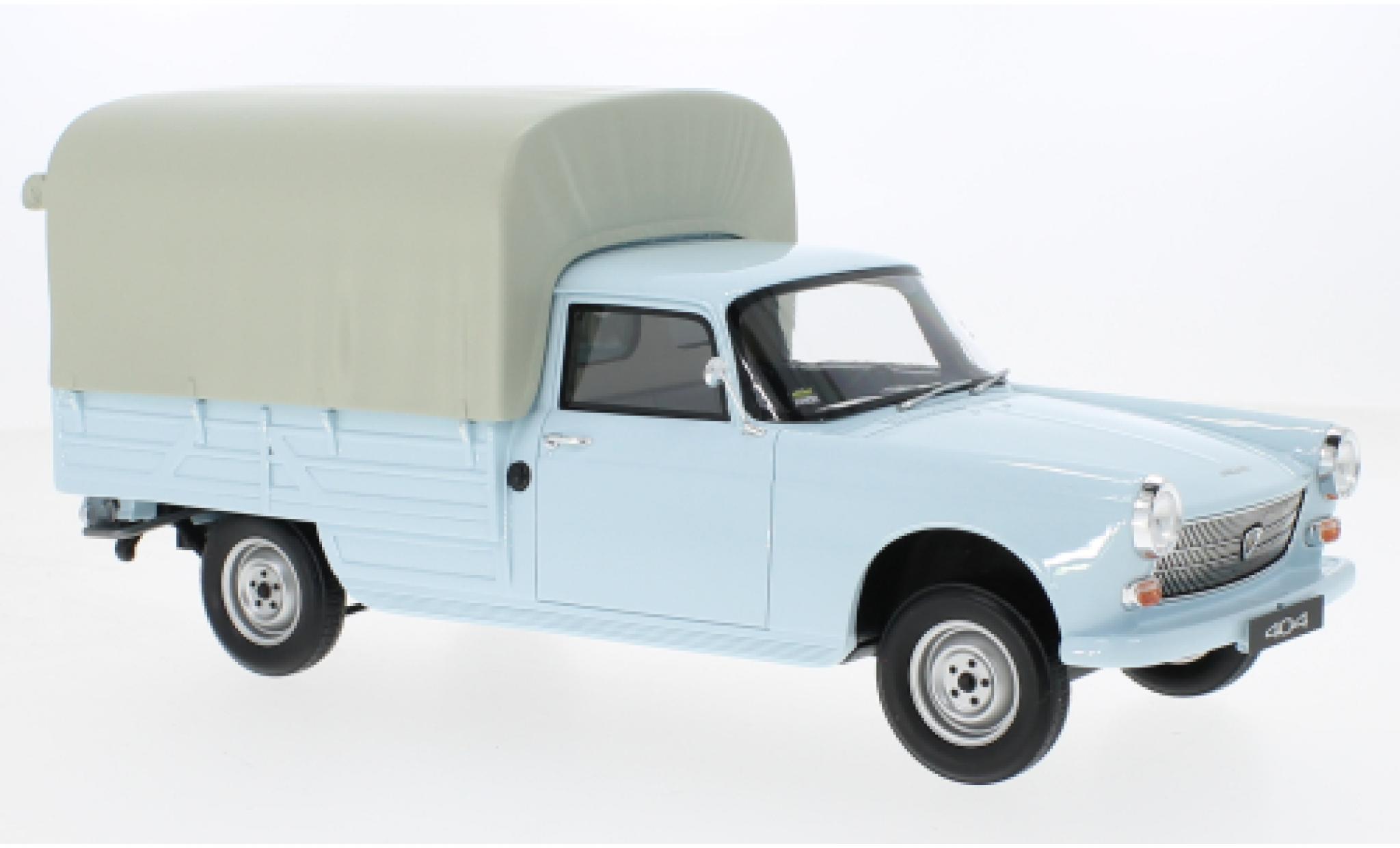 Peugeot 404 1/18 Ottomobile Pick-Up Bache blauw clair 1967 modelauto